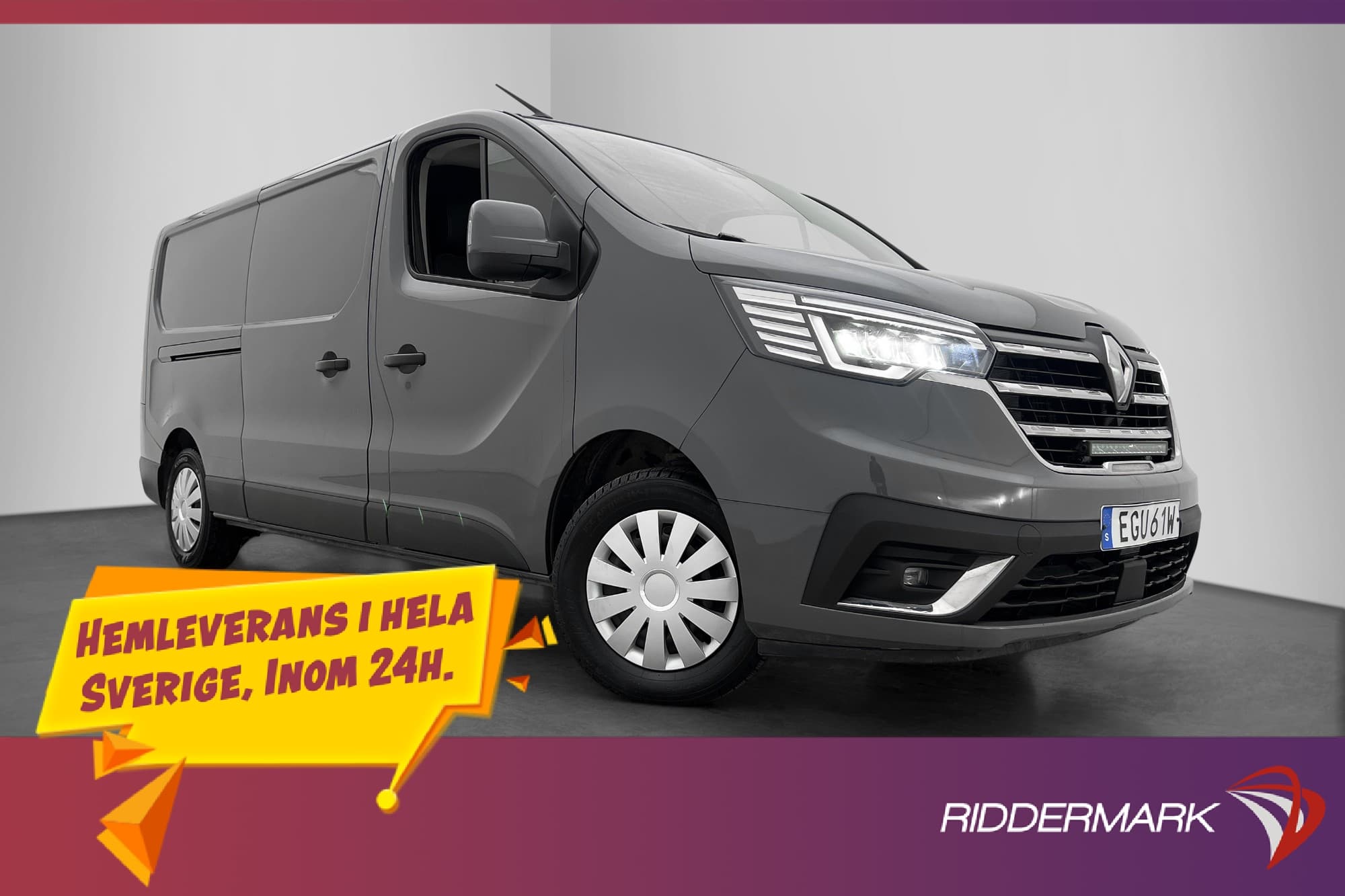 Renault trafic L2 2.0dCi Värmare Dragkrok LED B-Kamera MOMS