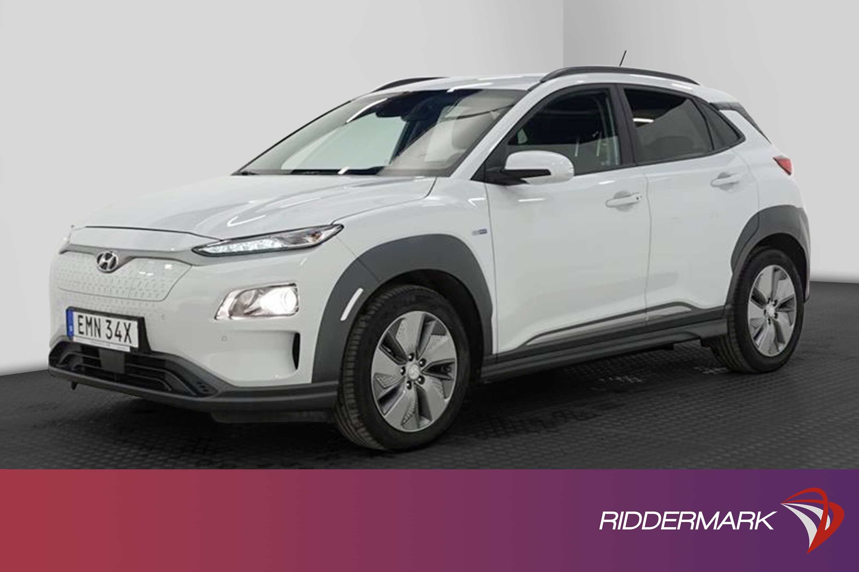 Hyundai Kona Electric 64 kWh 205hk Kamera Carplay MOMS
