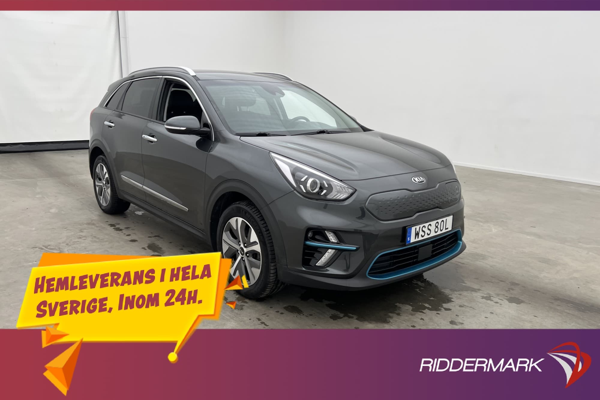 Kia E-Niro 64 kWh 204hk Advance Kamera Rattvärme CarPlay CCS