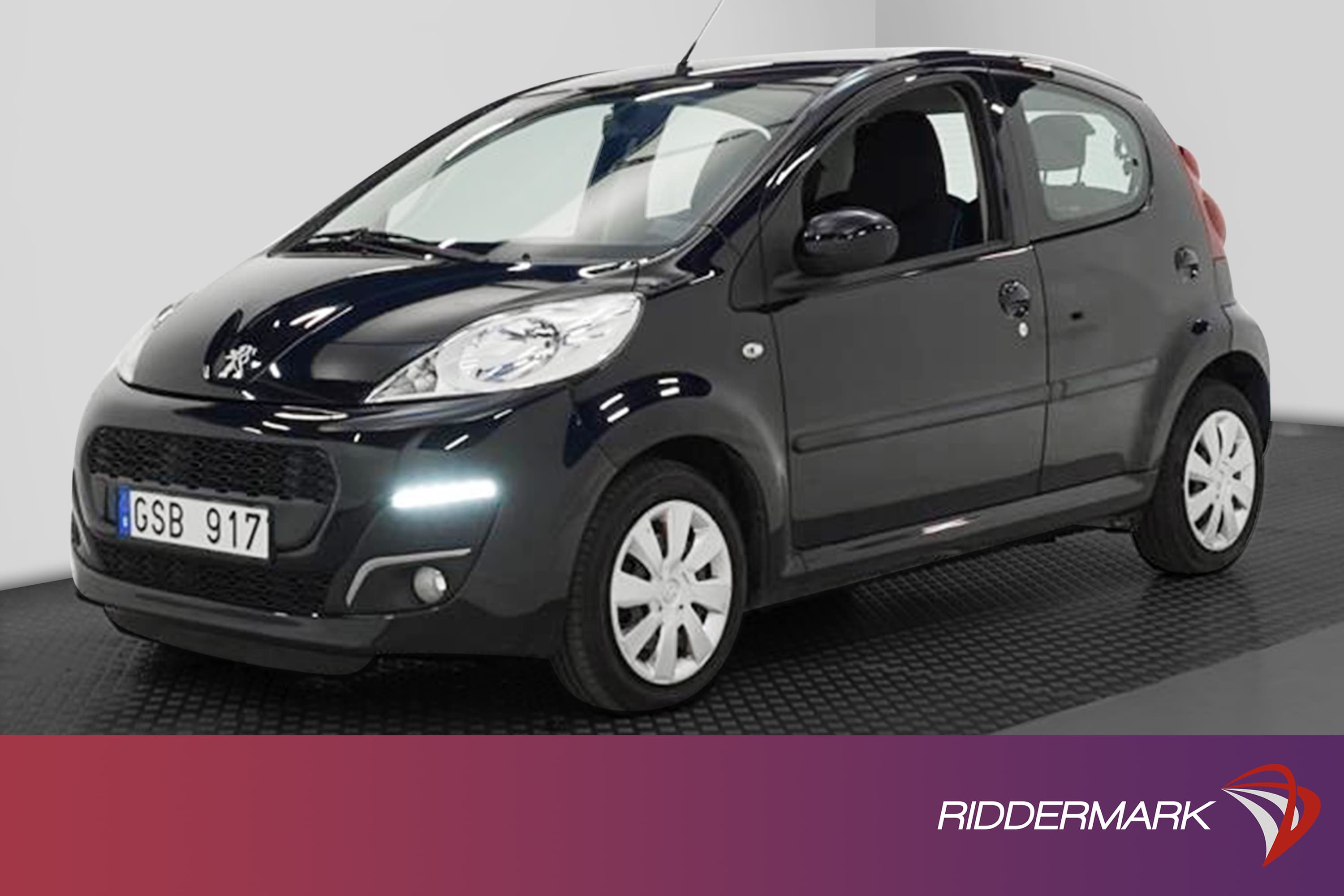 Peugeot 107 5dr 1.0 68hk 2 brukare 0.43l/milexteriör