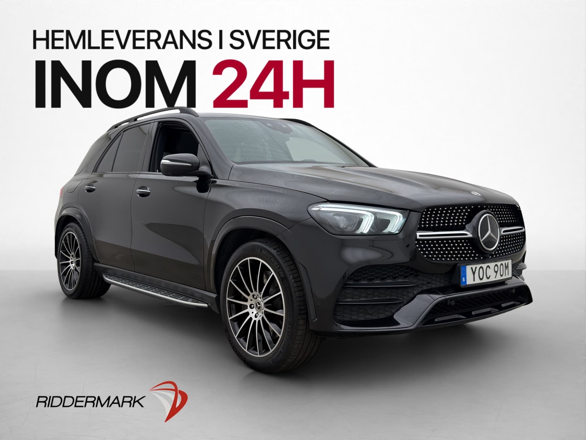 Mercedes-Benz GLE 350 de 4M AMG Pano Bumester HUD Värm Drag