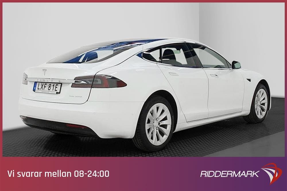 Tesla Model Standard Range AWD Luftfjädring AP Sv-såldexteriör