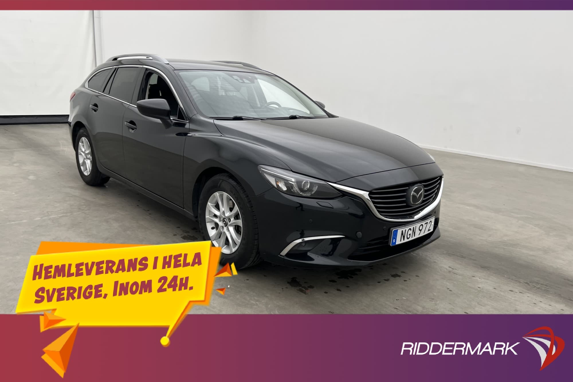 Mazda 6 Wagon AWD 175hk Optimum M&K-Värm Skinn BOSE Kamera 