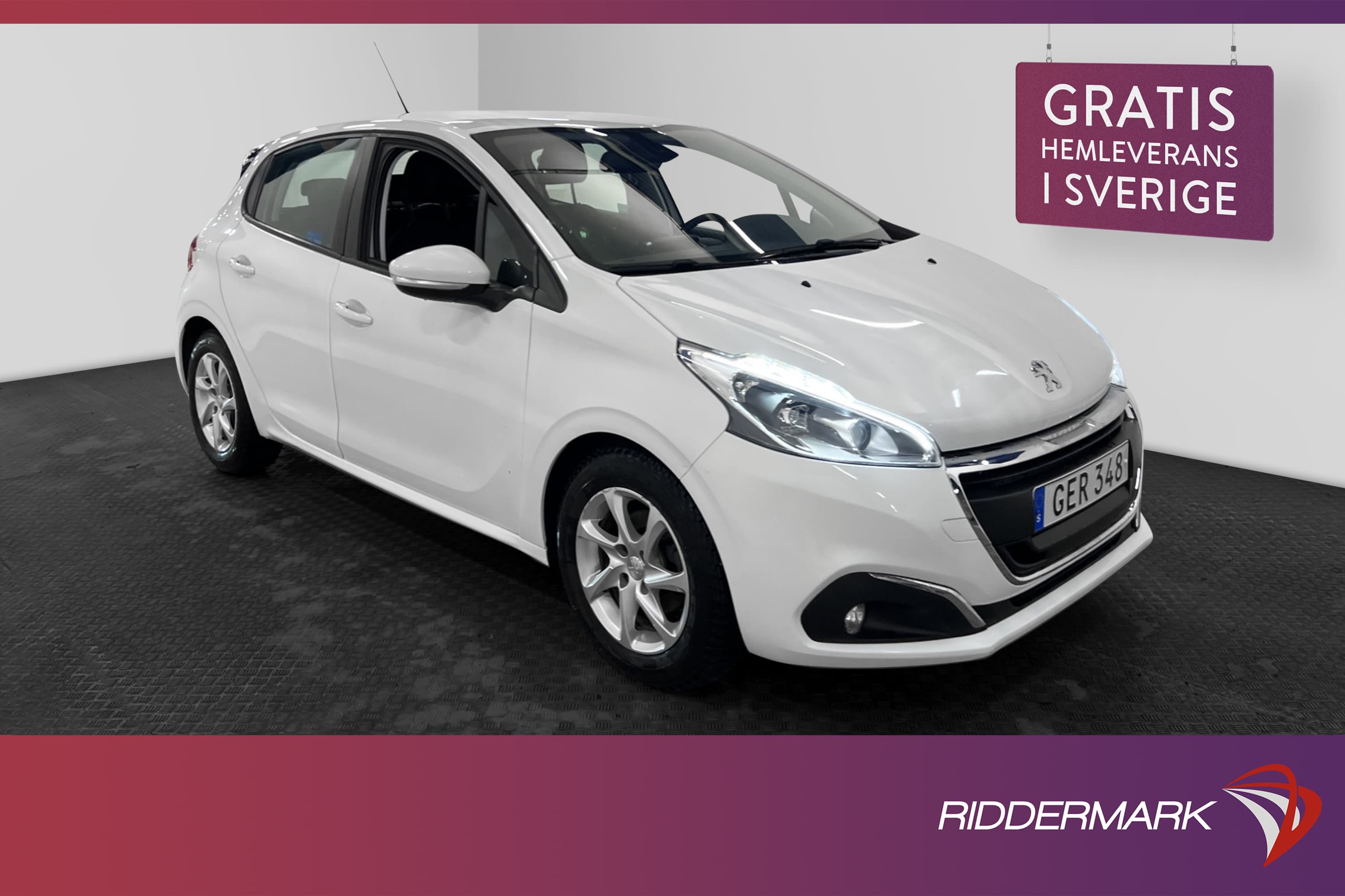 Peugeot 208 1.6 BlueHDi 99hk Sensorer Farthållare 0.3l/Mil