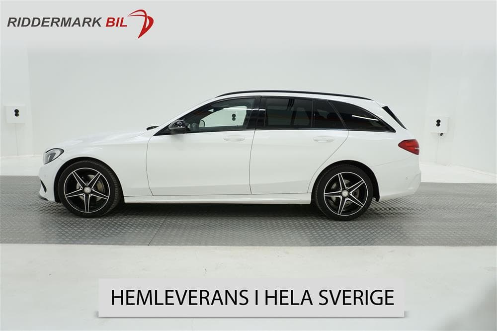 Mercedes C 220 d 4MATIC 170hk Navi Drag Skinn D-Värm