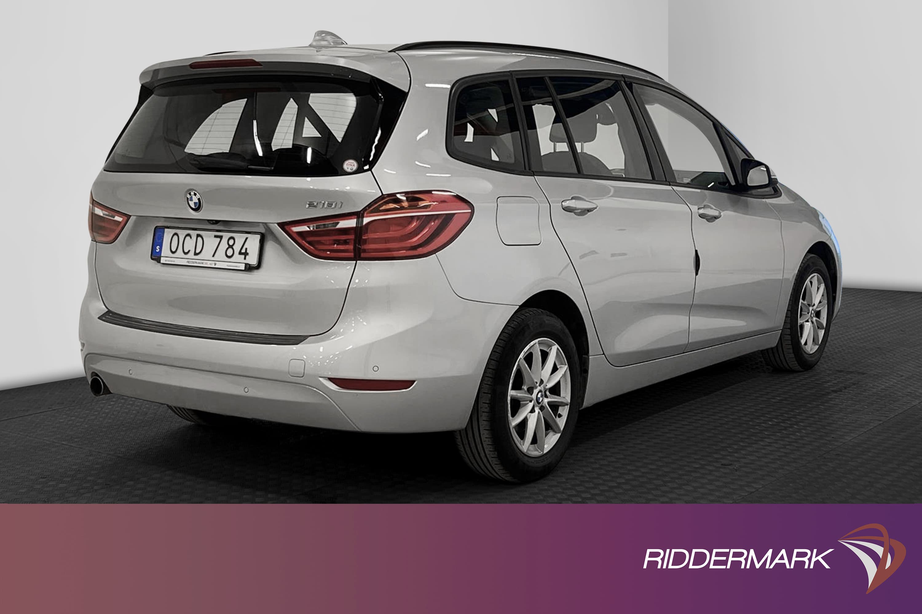 BMW 218i Gran Tourer 136hk 7 Sits Hifi B-Kam Låg Skatt