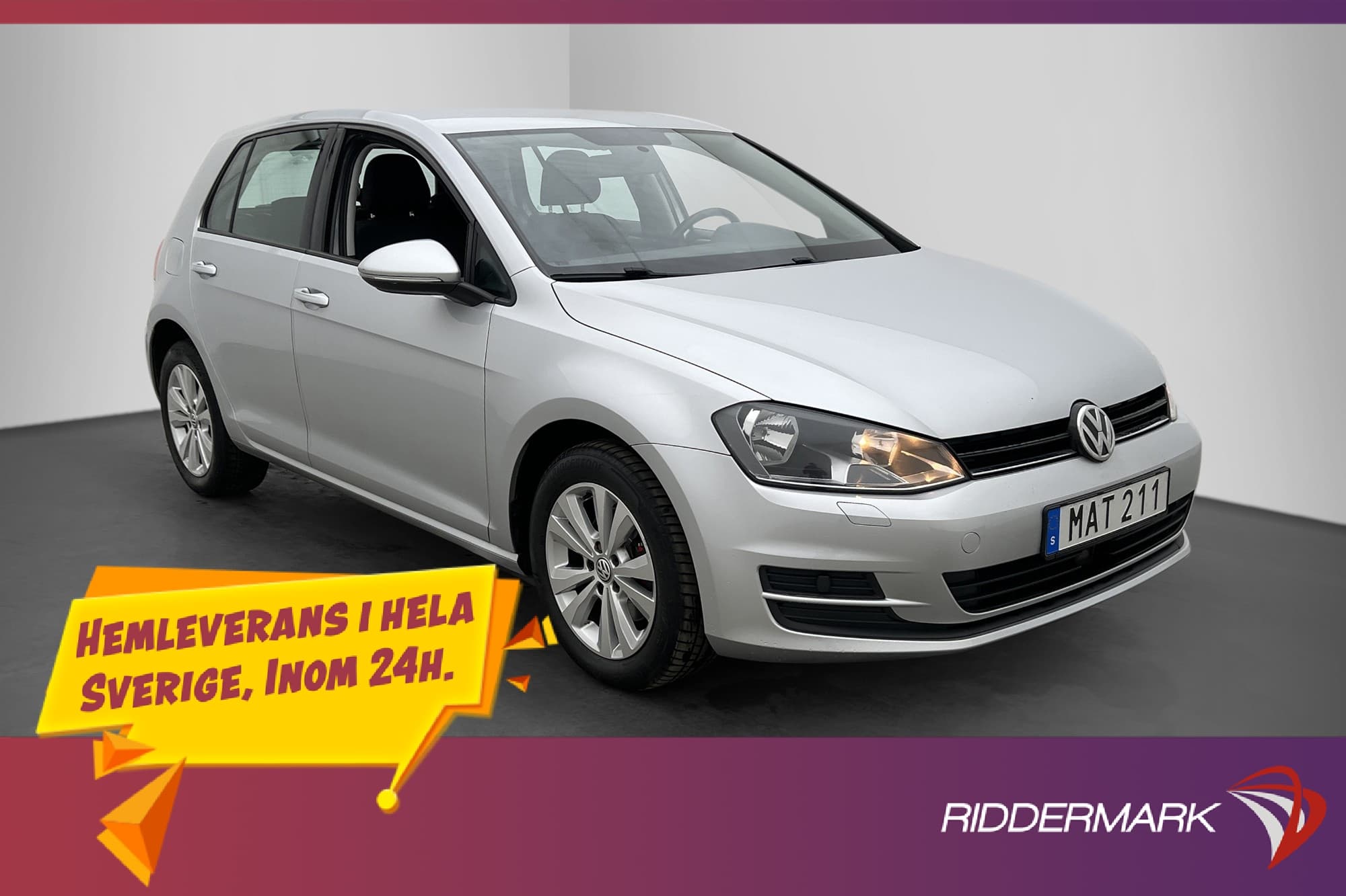 Volkswagen Golf 1.6 TDI BMT 110hk Carplay 0.38l/mil