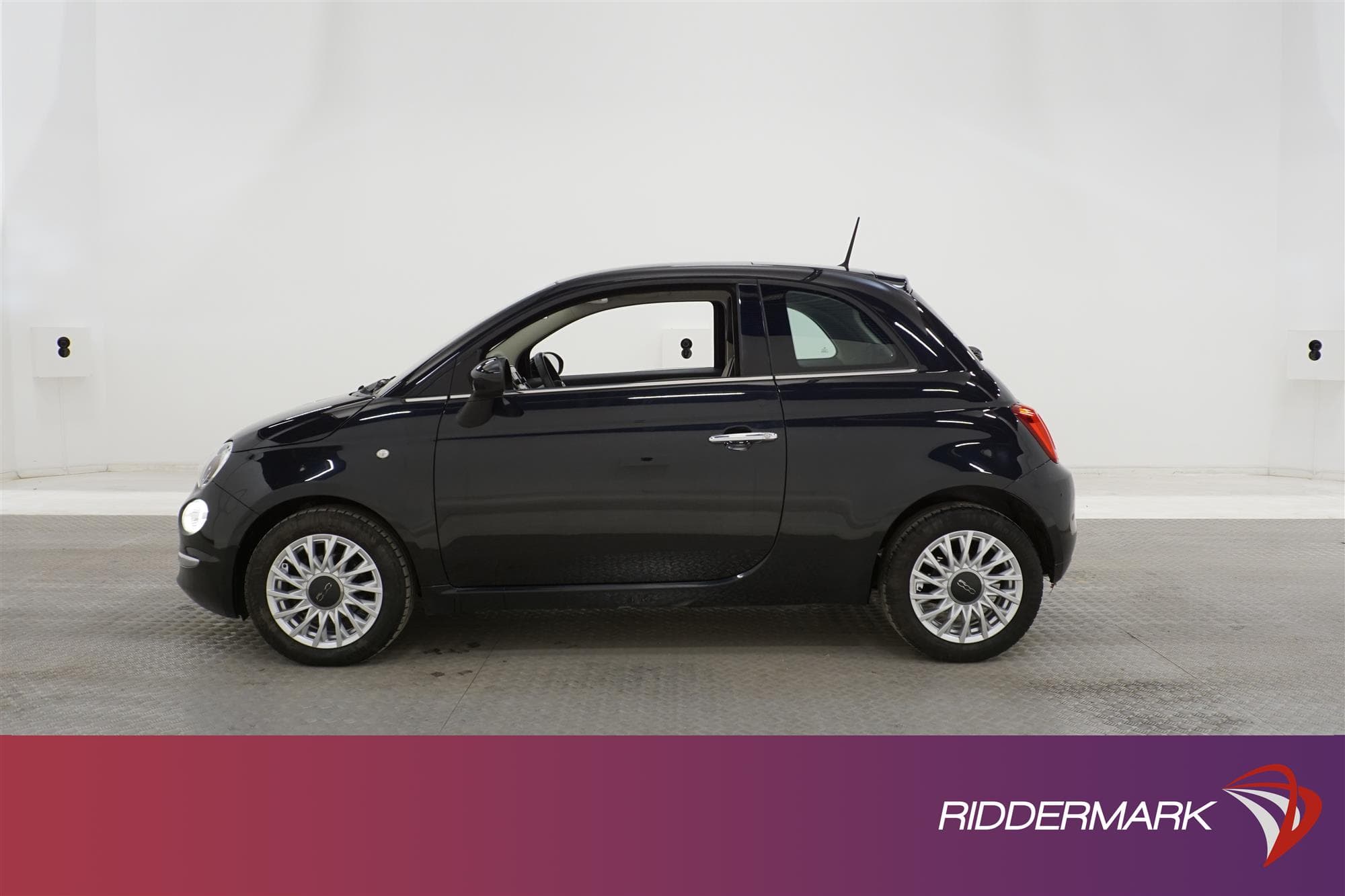 Fiat 500 1.2 69hk Lounge Taklucka Låg Skatt 0,49L/mil