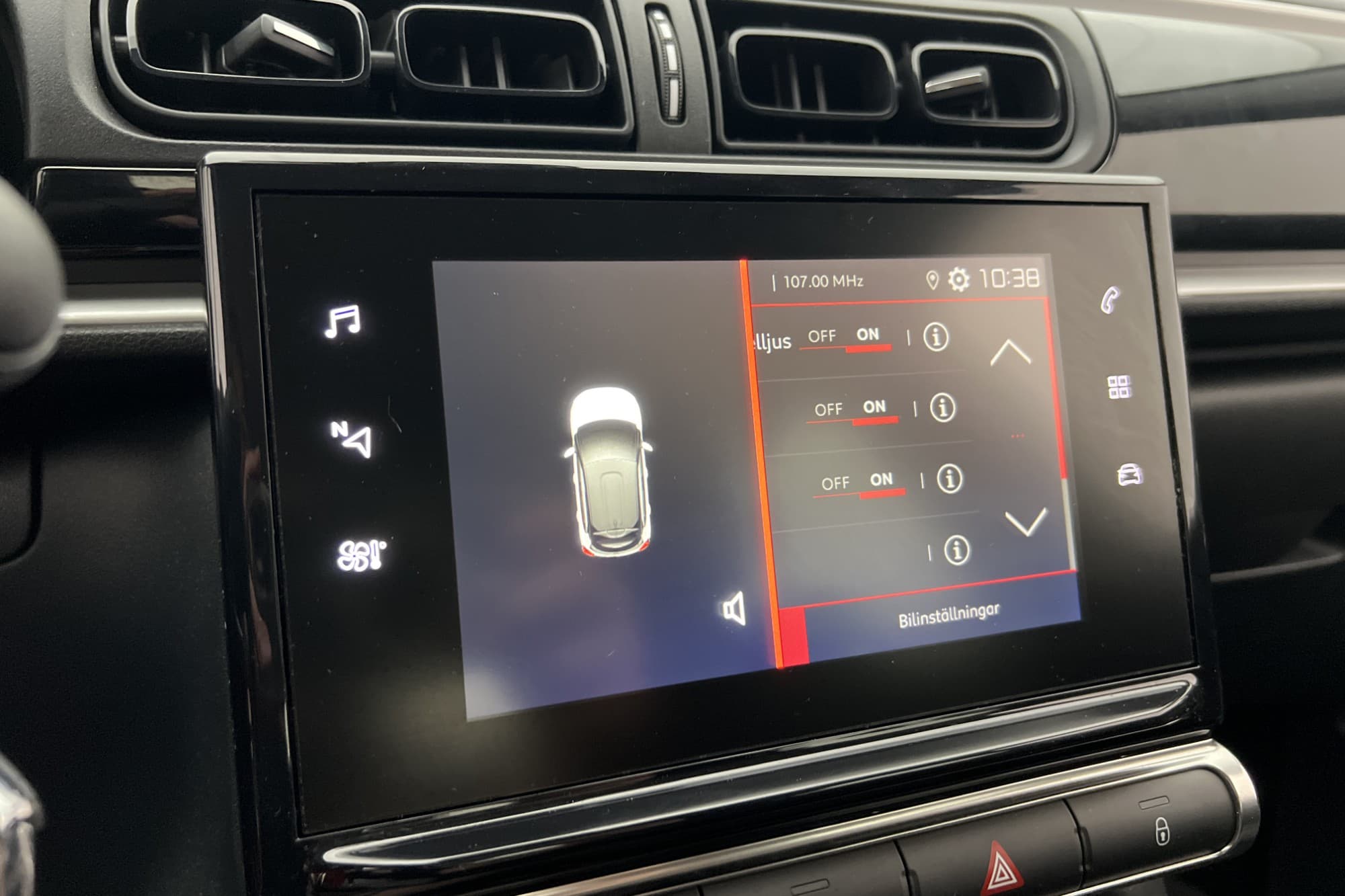 Citroën C3 1.2 VTi 83hk FEEL P-Sensorer CarPlay Farthållare