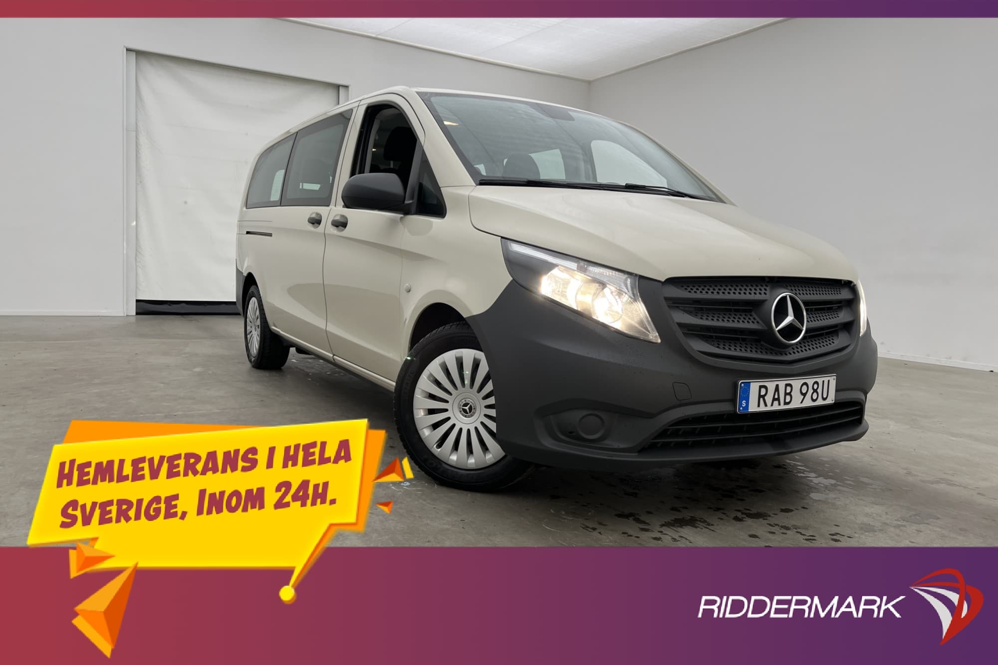 Mercedes-Benz Vito Tourer X-Lång 114CDI Värmare 8-Sits Moms