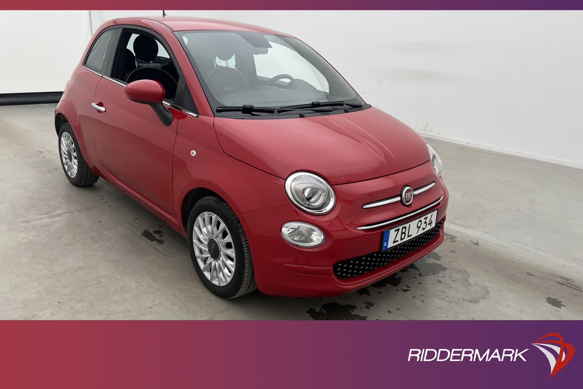 Fiat 500 C 1.2 69hk Lounge Farthållare P-Sensorer Bluetooth