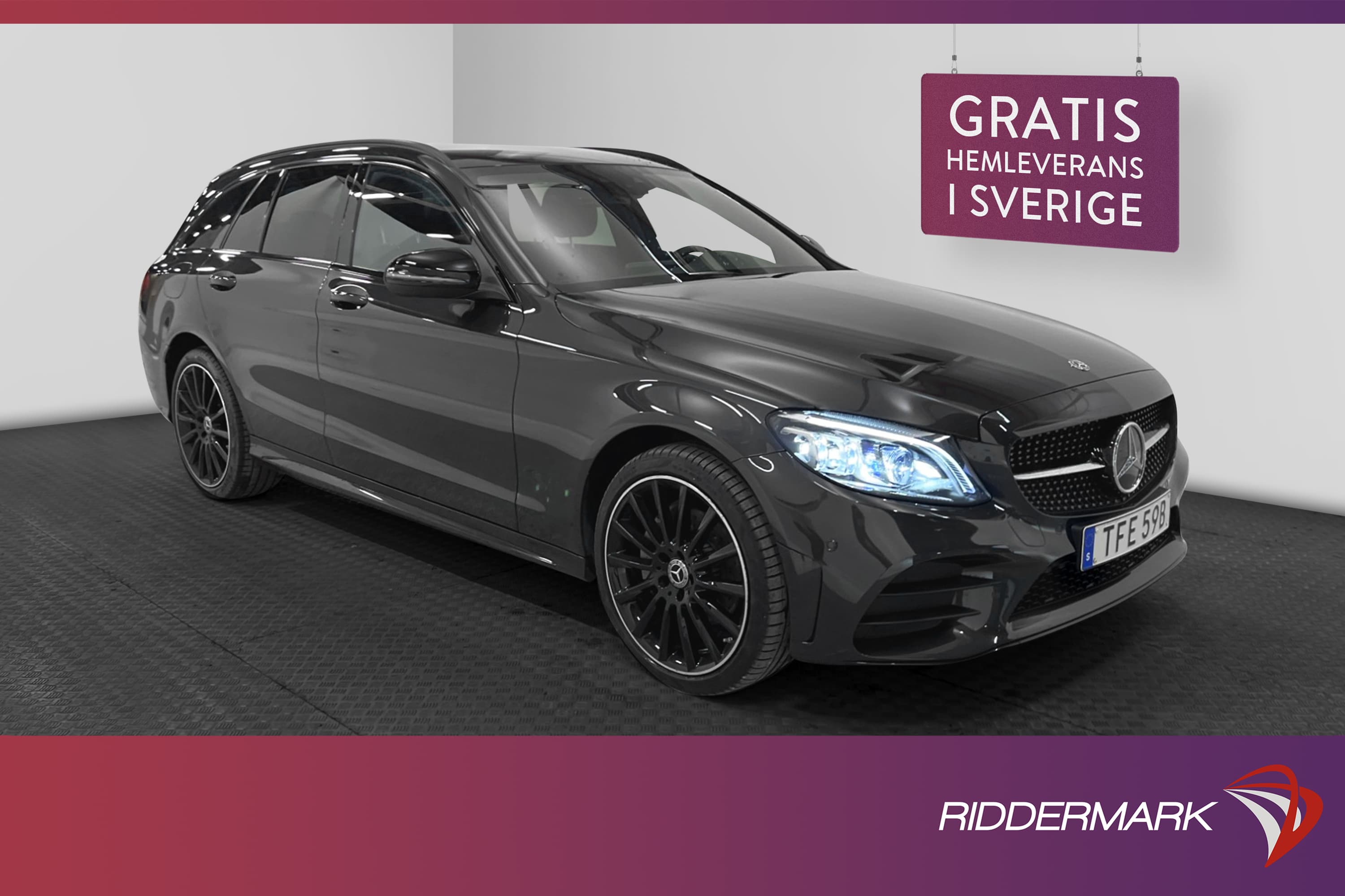 Mercedes-Benz C 220 d 4M 194hk AMG Night Cockpit Navi MOMS
