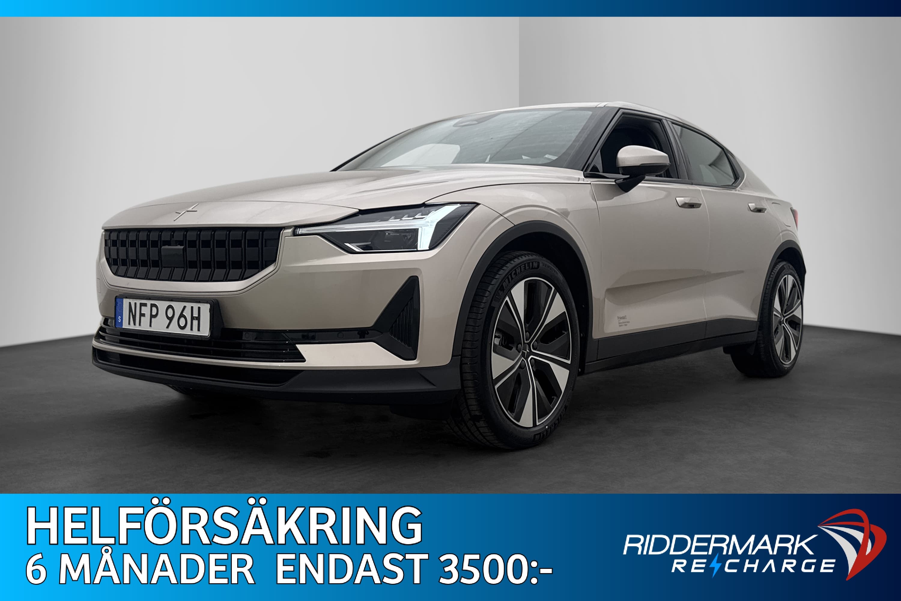 Polestar 2 Standard Range Single Motor Plus Värmare Pano H/K