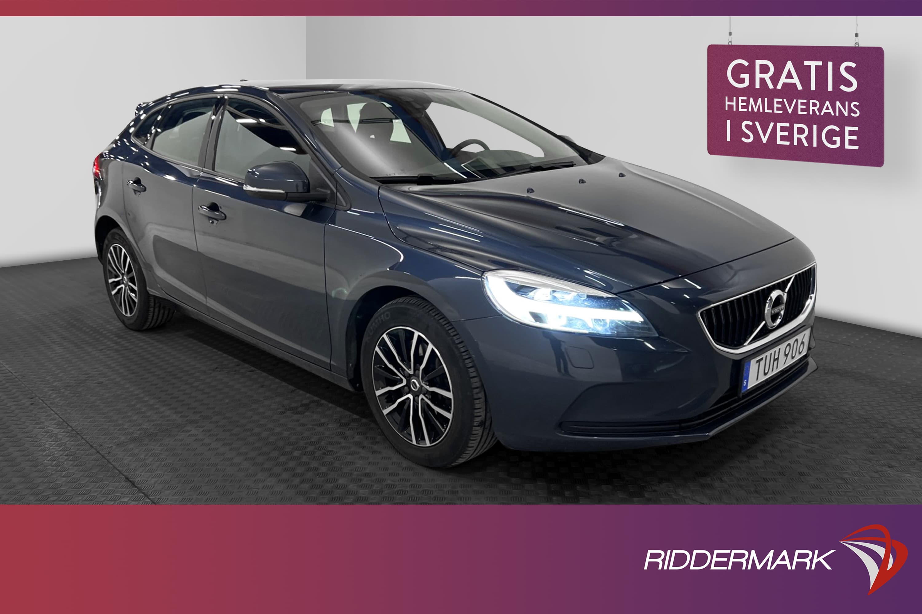 Volvo V40 D3 150hk Momentum VOC Värmare Sensorer Välservad