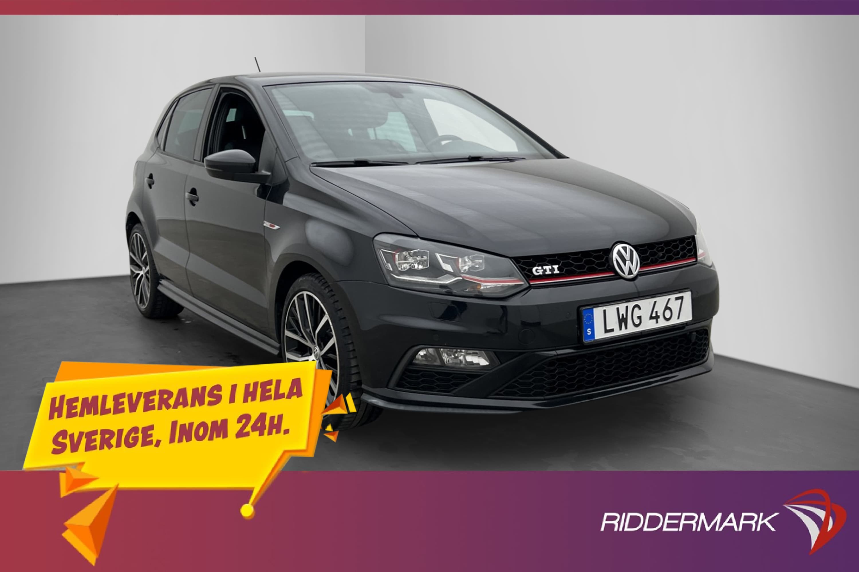 Volkswagen Polo GTI 192hk Skinn/Alcantara Kamera Farthållare