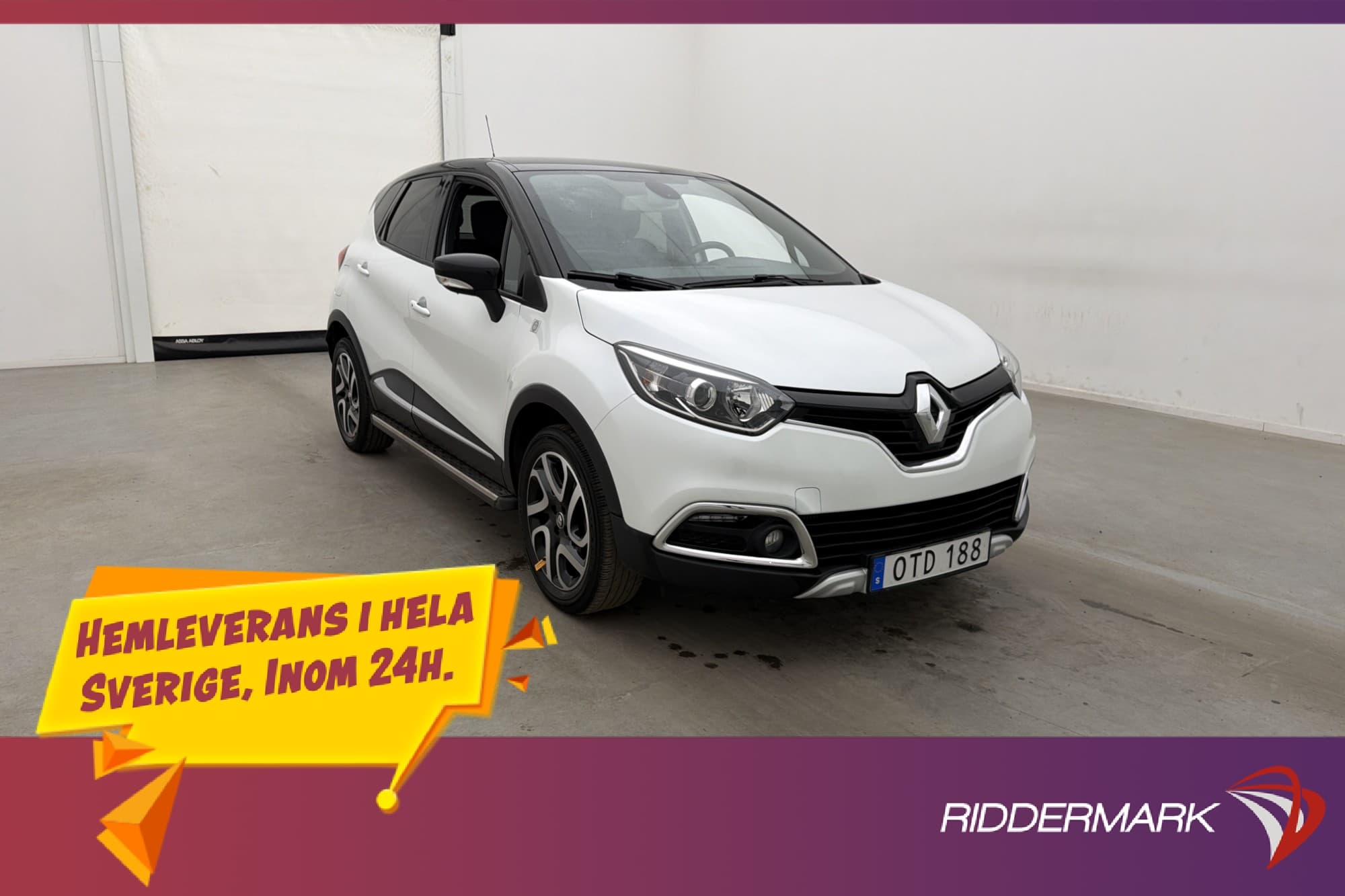 Renault Captur 1.2 TCe Backkamera Navi Farthållare Halvskinn