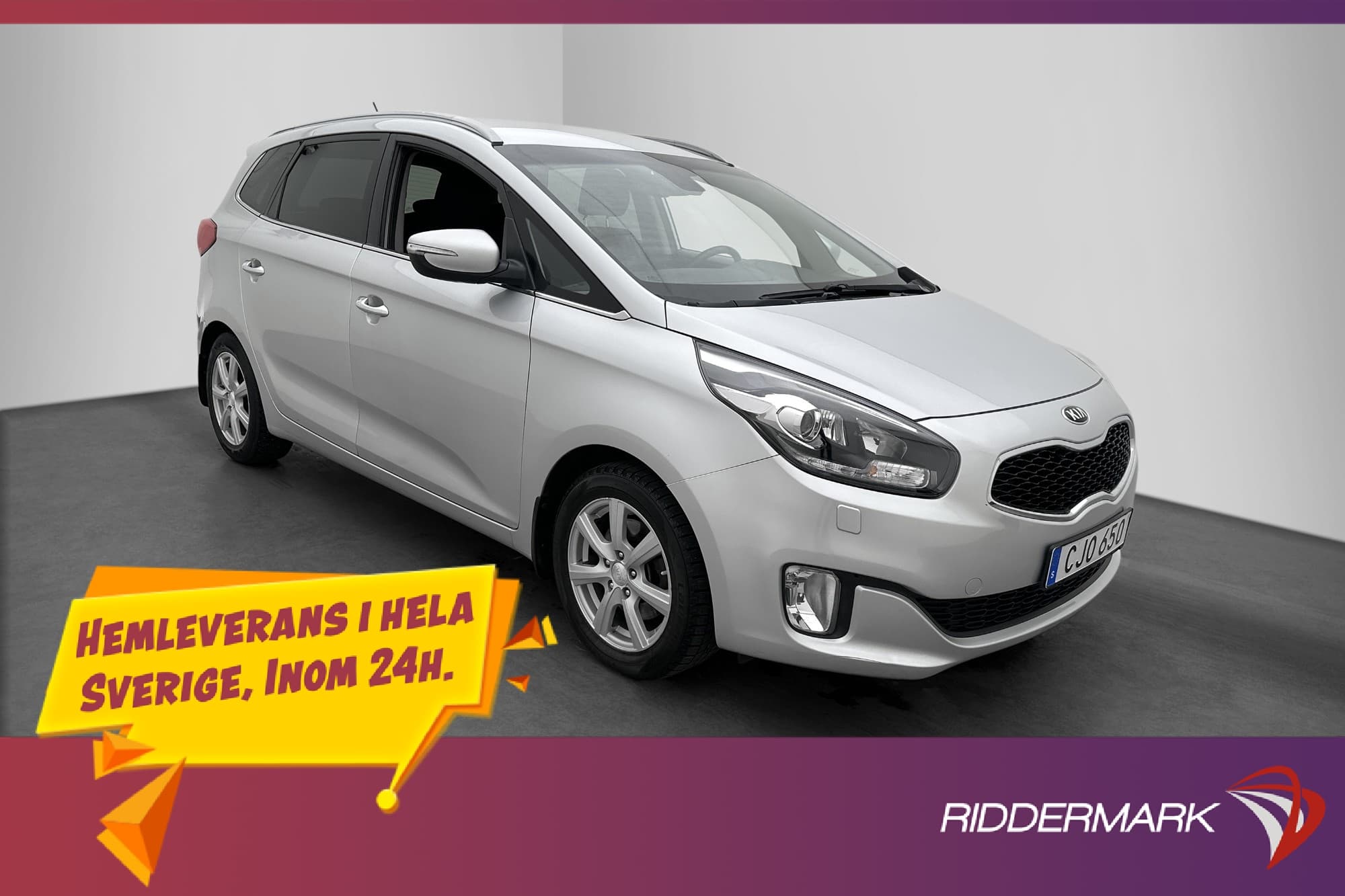 Kia Carens 1.7 CRDi 115hk 7-Sits Sensorer Rattvärme Dragkrok