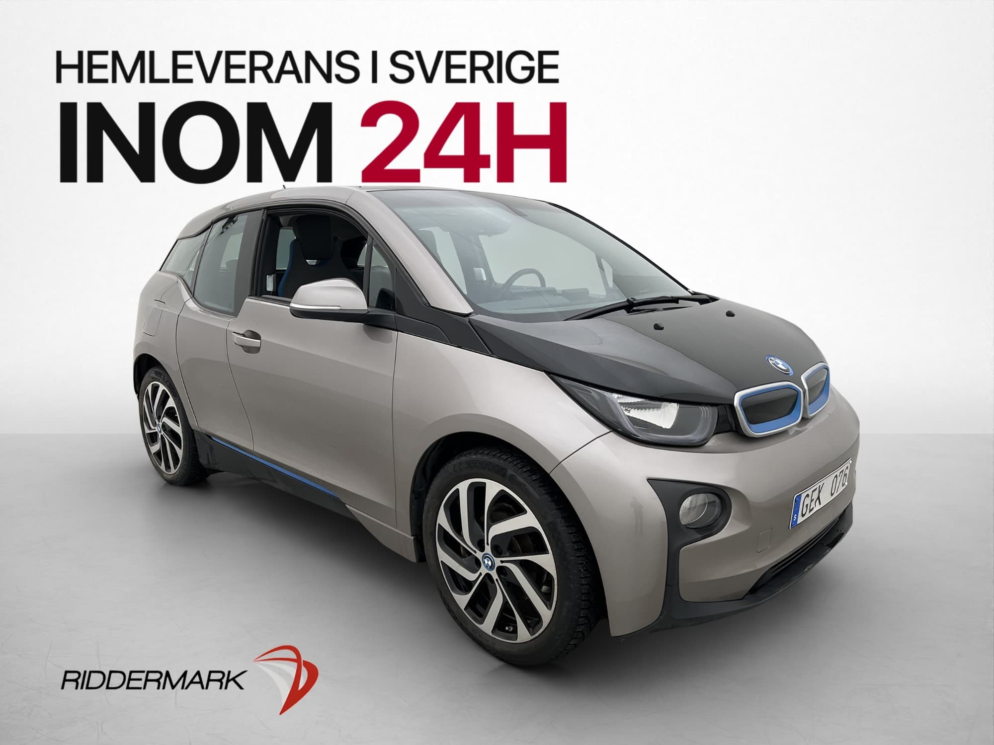 BMW i3 60 Ah 170hk Comfort Värmepump H/K Navi P-Sensorer