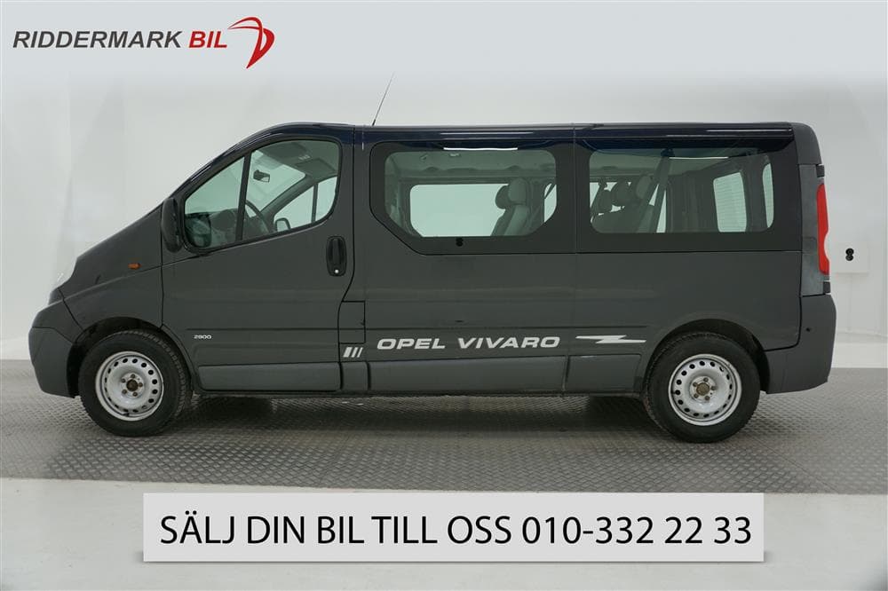 Opel Vivaro 2.0 CDTI 114hk 9sits Värmare L2 Drag 0.79l/mil 