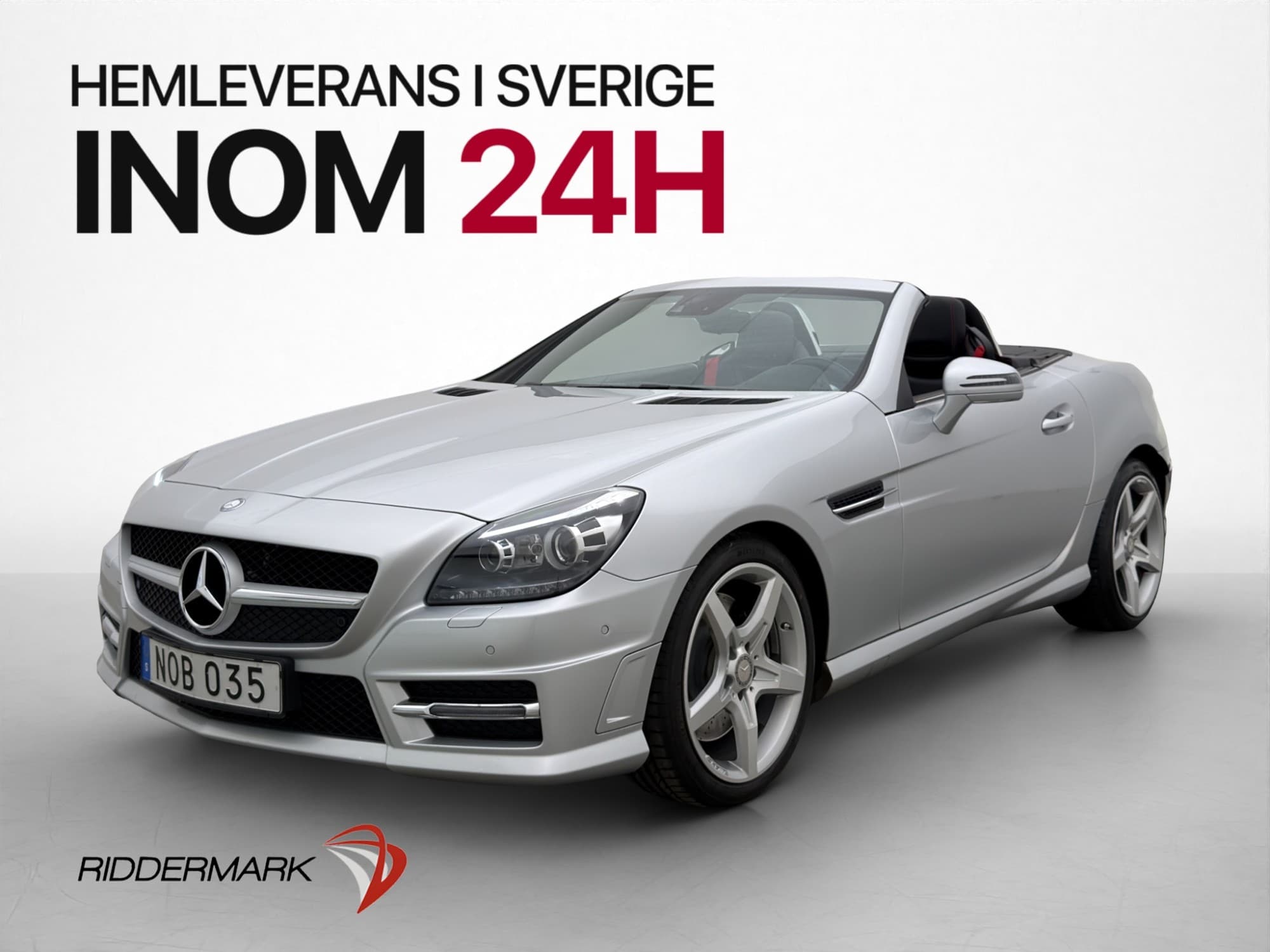 Mercedes-Benz SLK 200 AMG Sport Två-Bruk Hardtop Pano Skinn