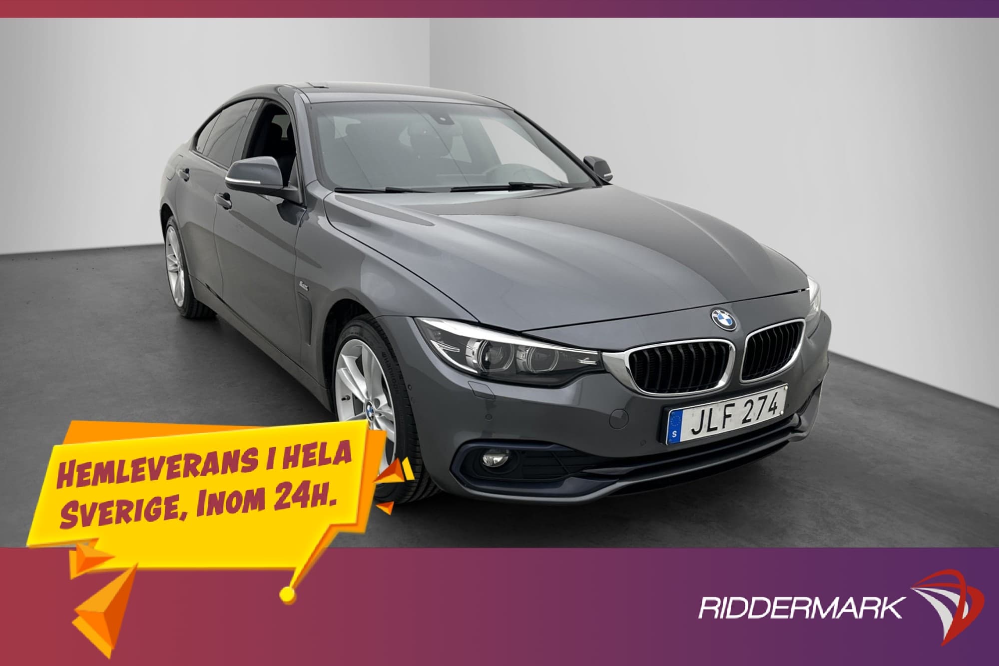 BMW 420 D xDrive Gran Coupé Sportline Kamera Dragkrok Navi