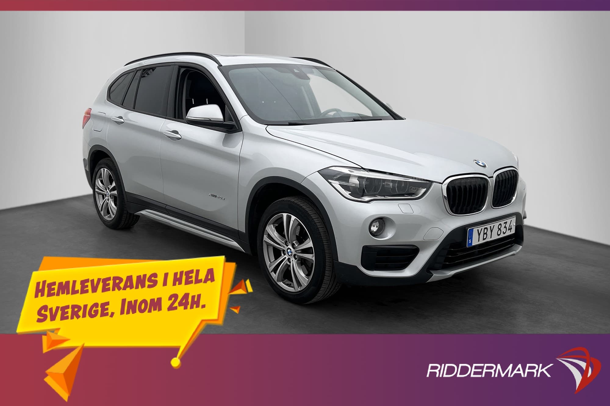 BMW X1 xDrive20d Sport line Pano Skinn Kamera Keyless Drag