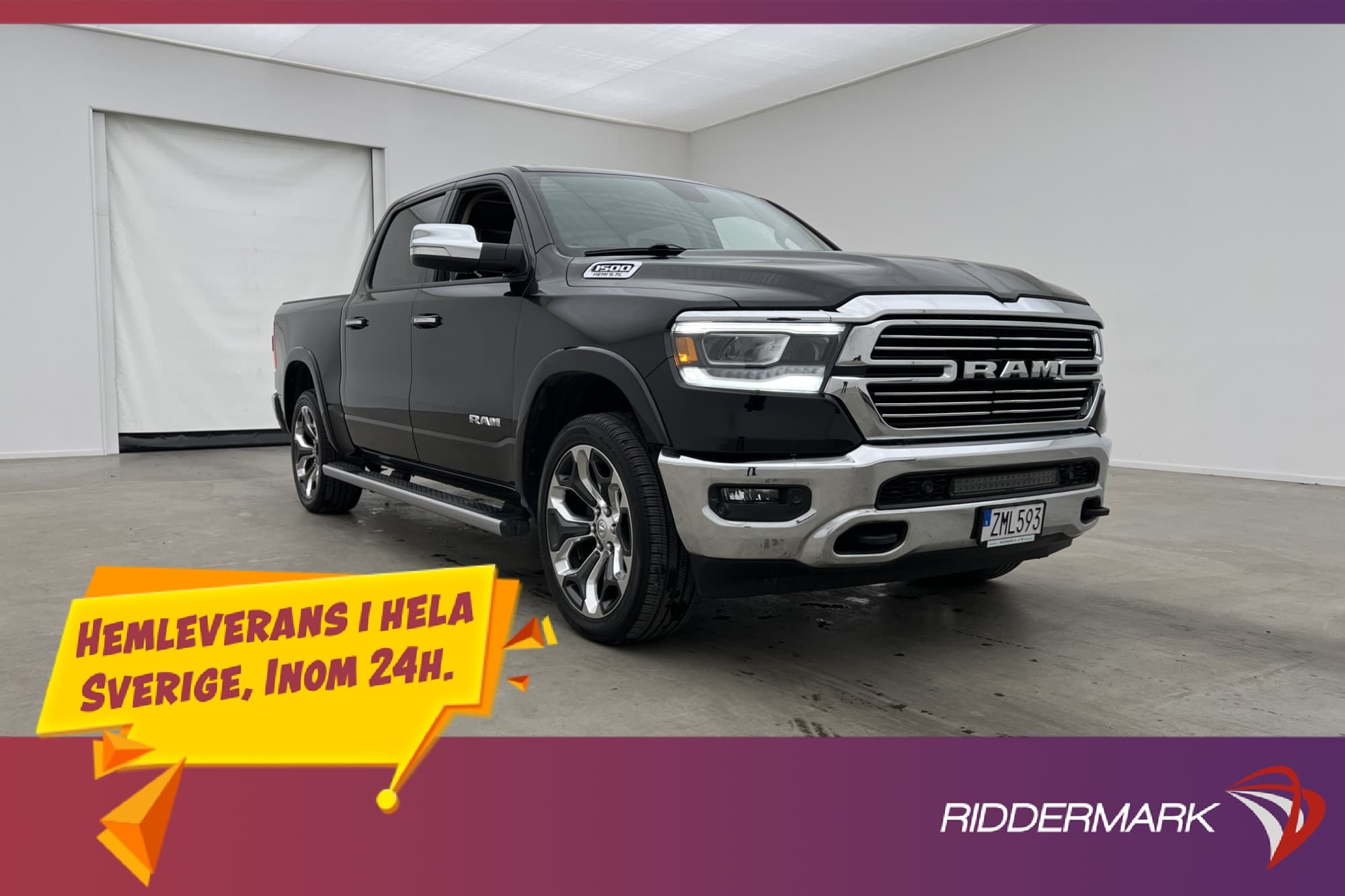 Dodge RAM Laramie 5.7 V8 4x4 Drag Pano Luft Diff H/K Moms