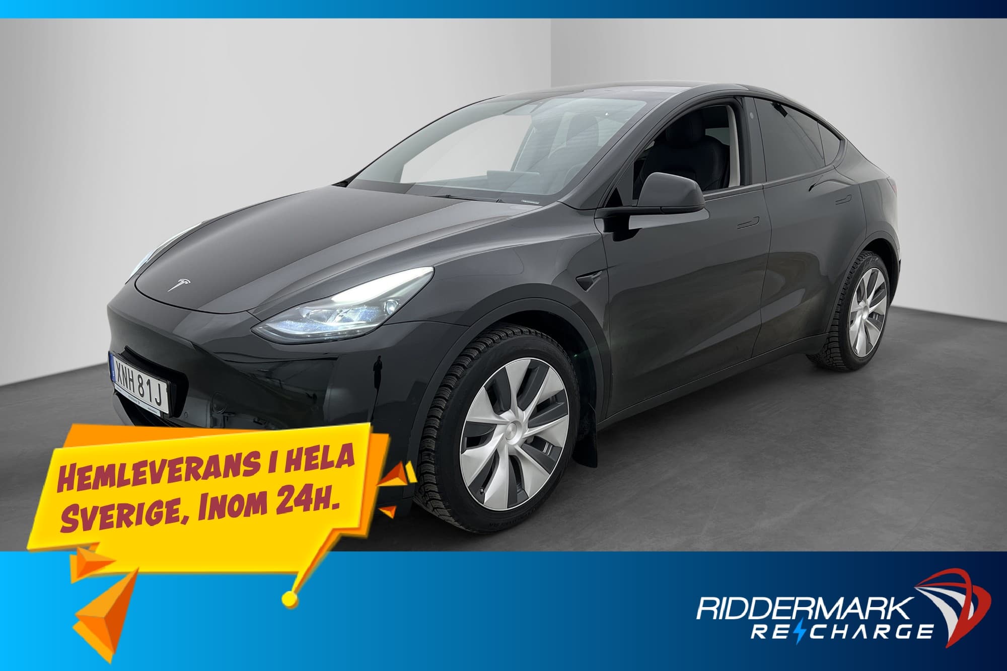 Tesla Model Y Long Range AWD Autopilot Rattvärme Svensksåld