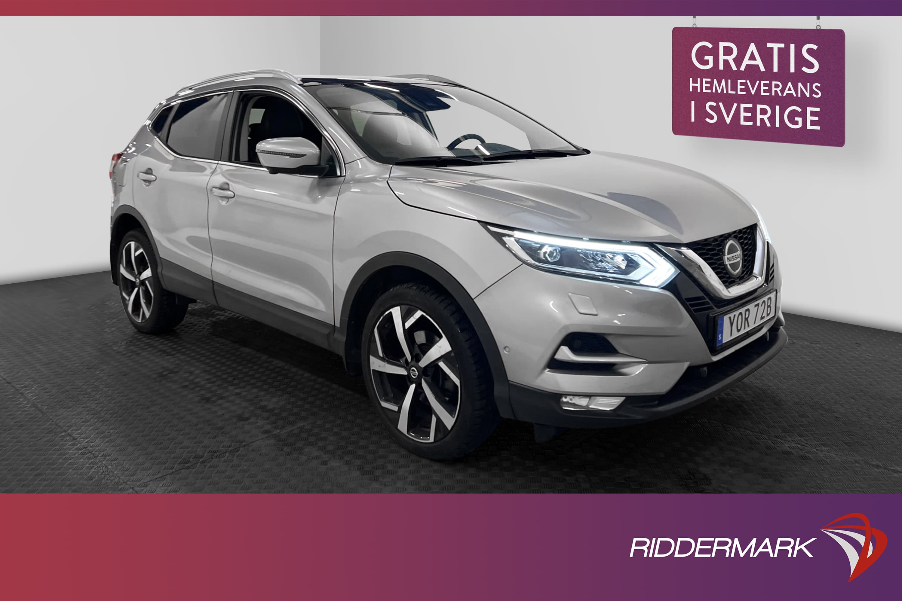 Nissan Qashqai DIG-T 160hk Tekna Pano 360° Navi Välservad