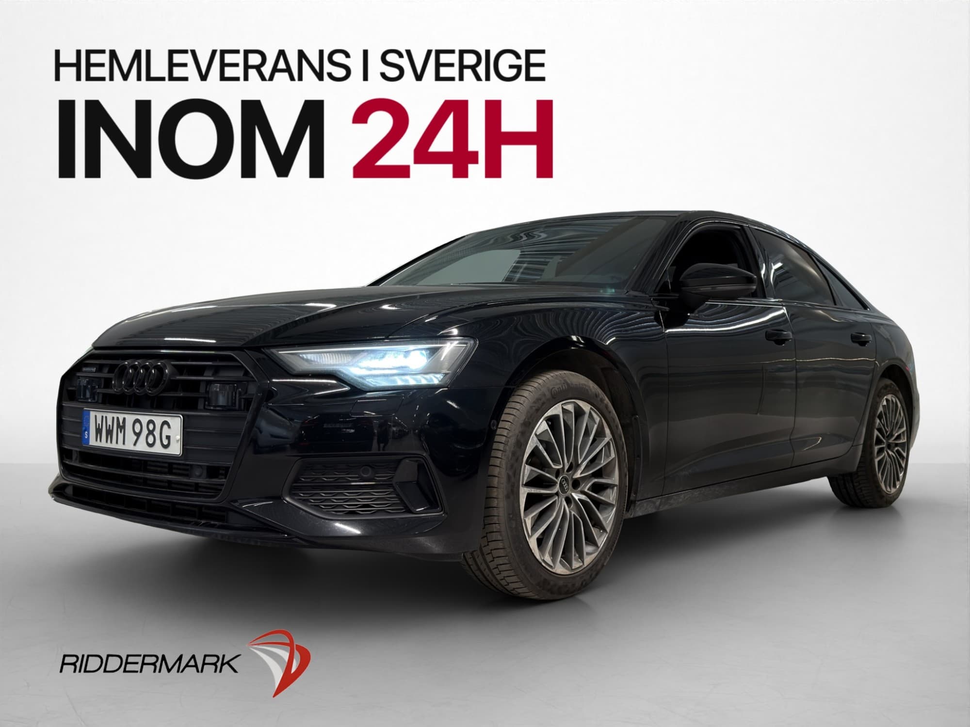 Audi A6 45 TFSI MHEV 245hk Q Kamera Värm Adaptiv-Fart Drag