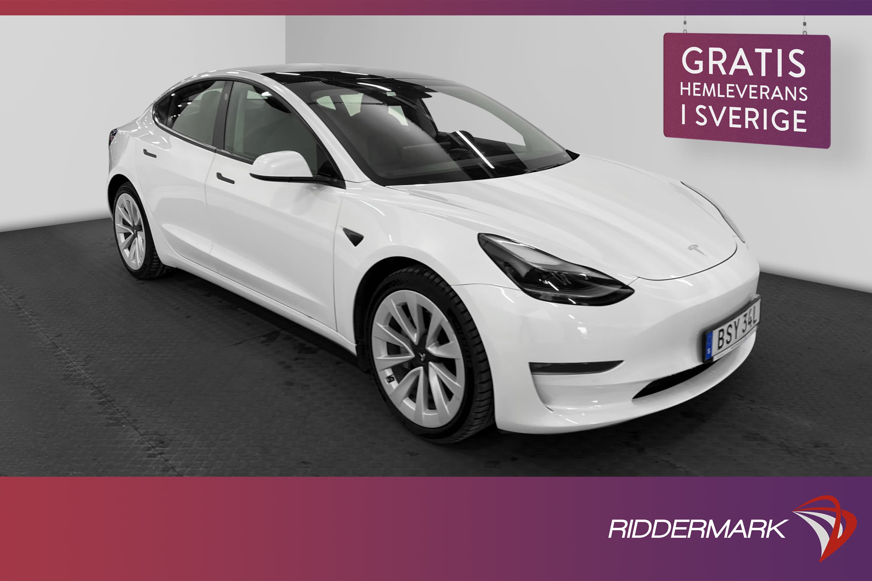 Tesla Model 3 Long Range AWD 440hk