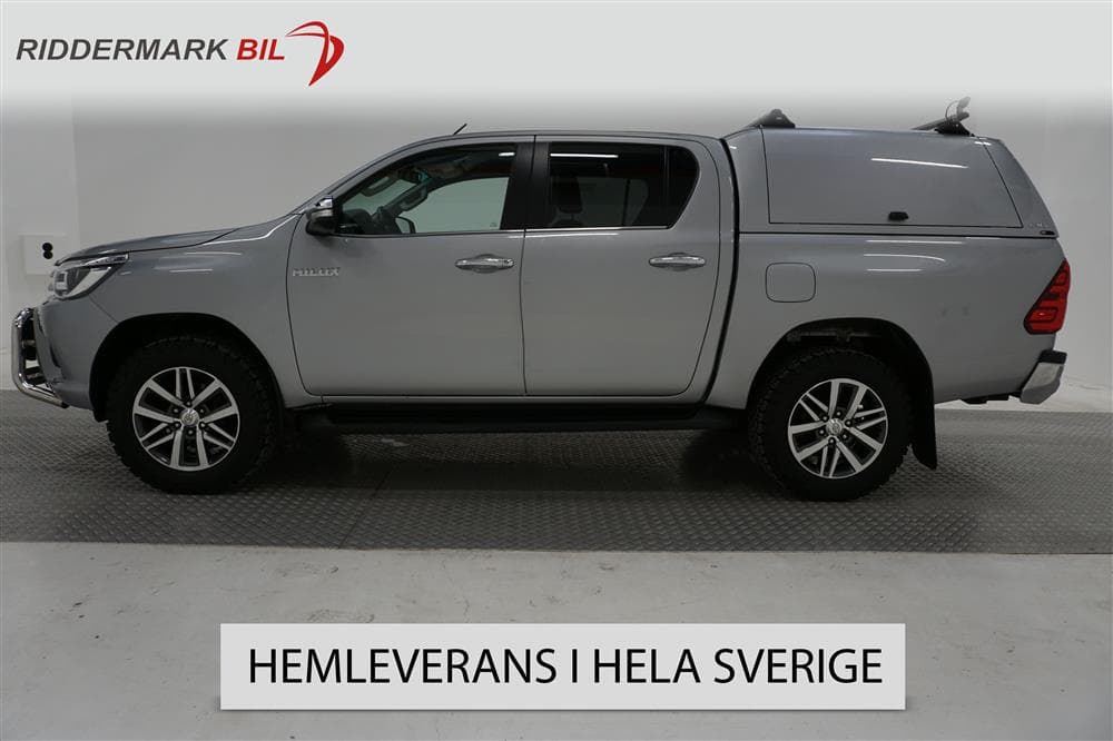 Toyota Hilux 2.4D Eu6 4WD 150hk Premium Navi Kam Kåpa Moms