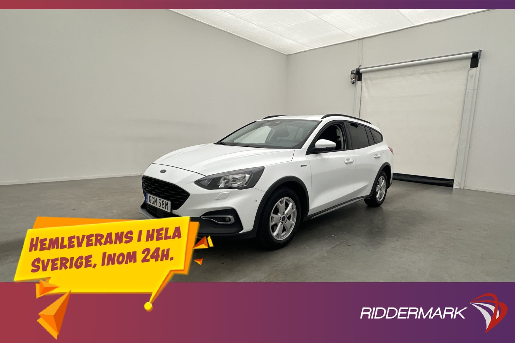 Ford Focus Active Kombi 1.0 125hk Kamera CarPlay Dragkrok