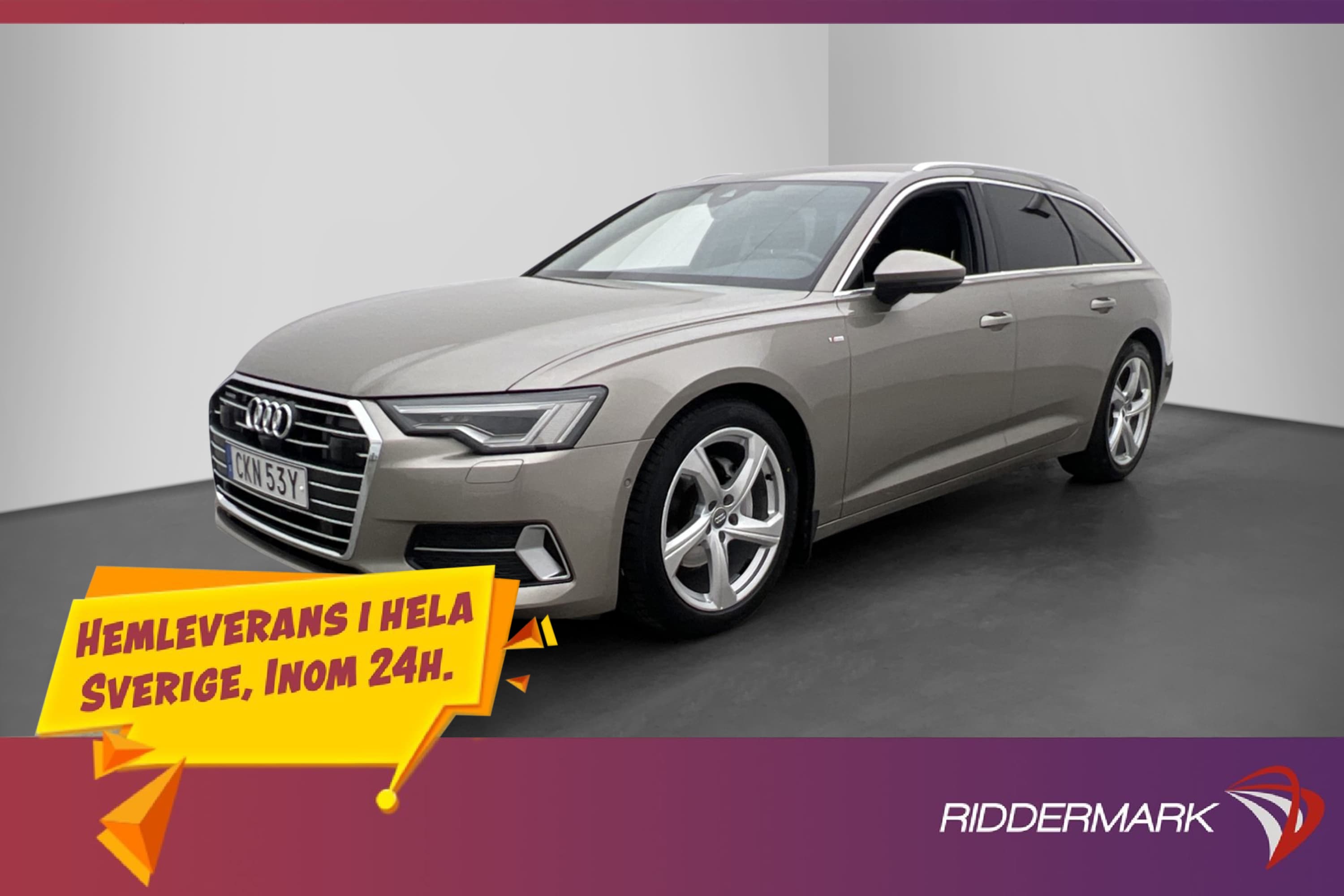 Audi A6 Avant 40 TDI Q S-Line Cockpit Värmare Drag 360° Navi