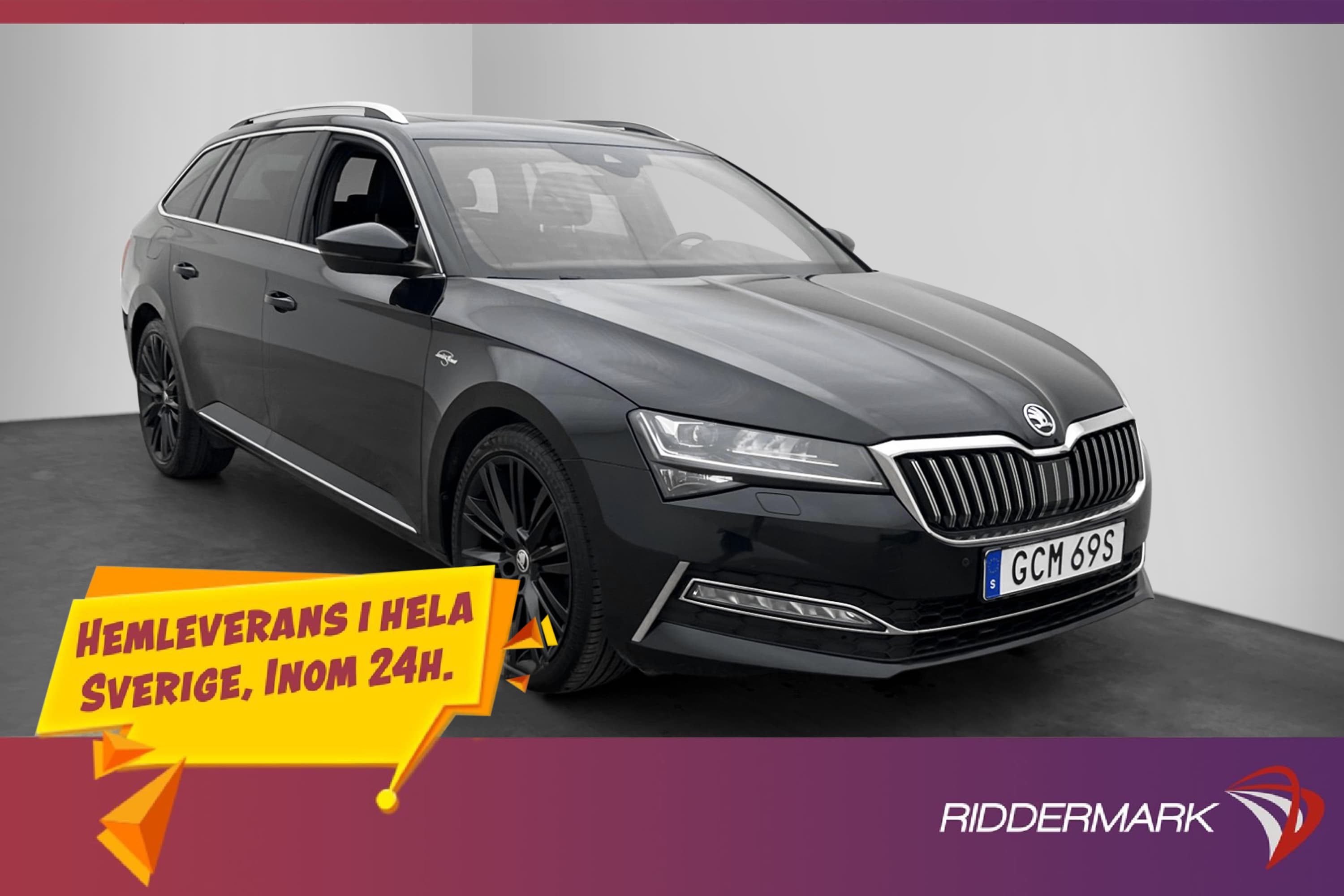 Skoda Superb 4x4 L&K Skinn Cockpit Pano Värmare Kamera Navi