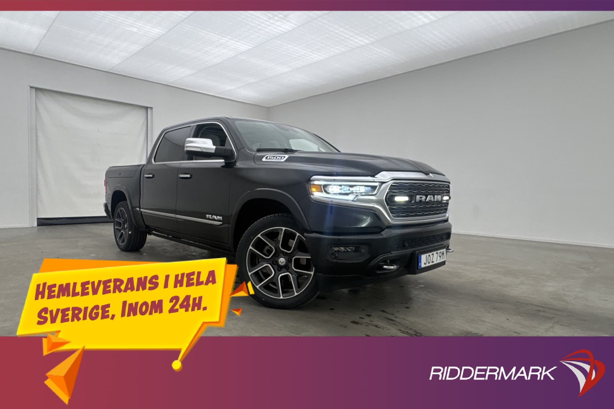 Dodge RAM Limited 5.7 V8 4x4 Rambox Pano Luft HUD Skinn Moms