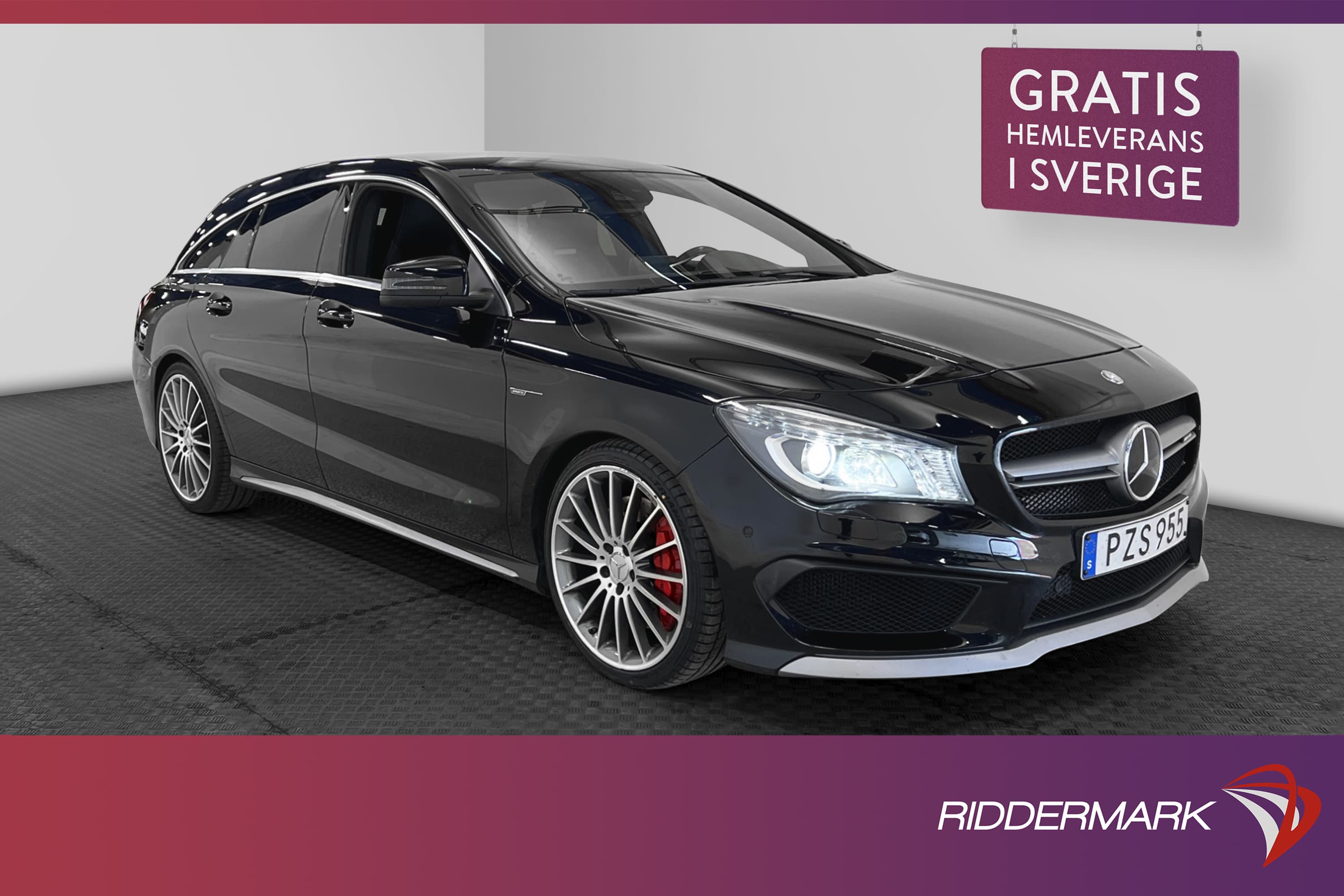 Mercedes-Benz AMG CLA 45 4M AMG Skinn B-kamera P-sensorer