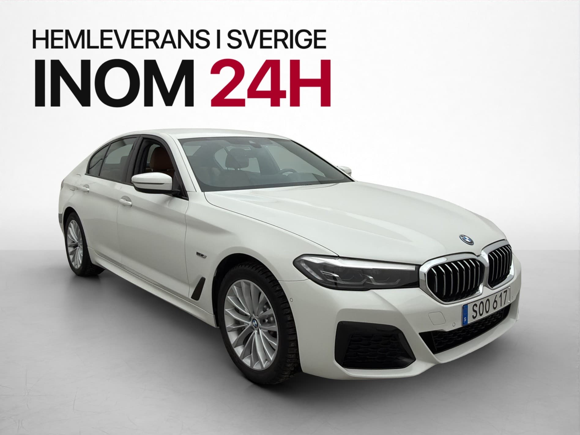 BMW 530e xDrive 292hk M-Sport Kamera Navi Skinn MOMS Carplay