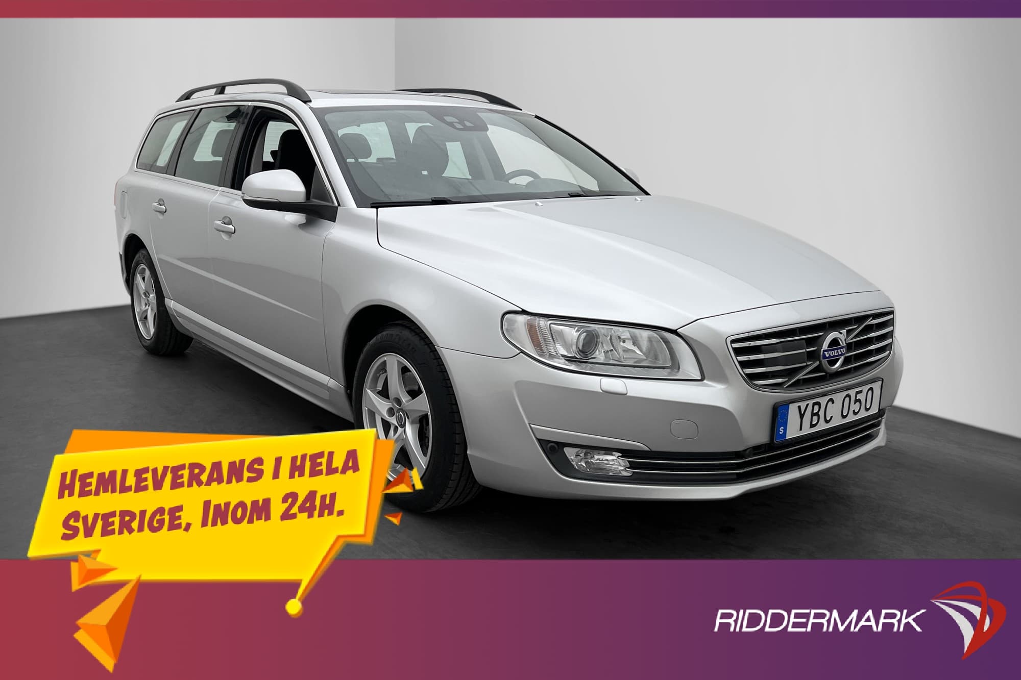 Volvo V70 D4 181hk Classic VOC Värm Taklucka Dragkrok Navi