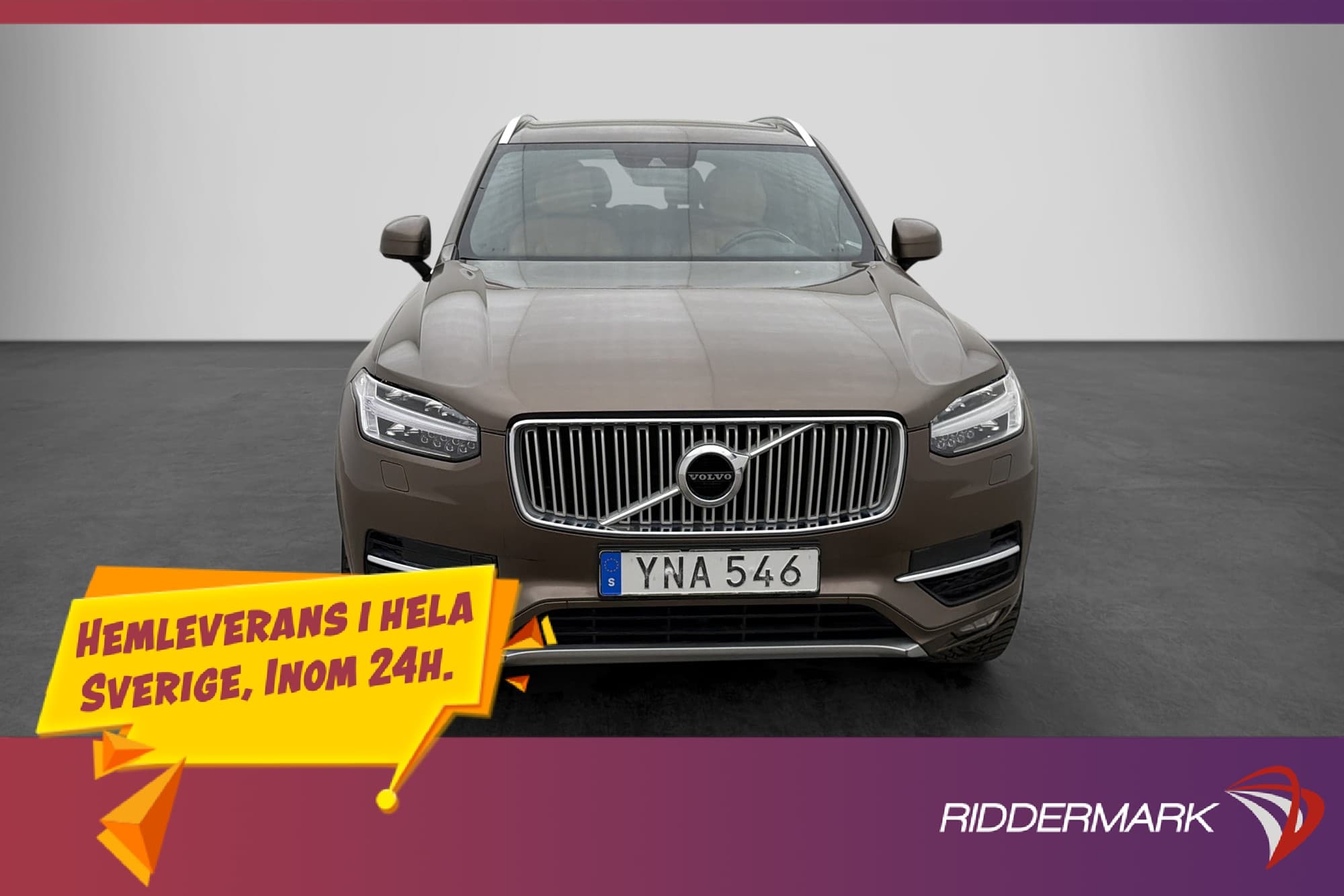 Volvo XC90 D4 190hk AWD Inscription 7sits Skinn Värm CarPlay