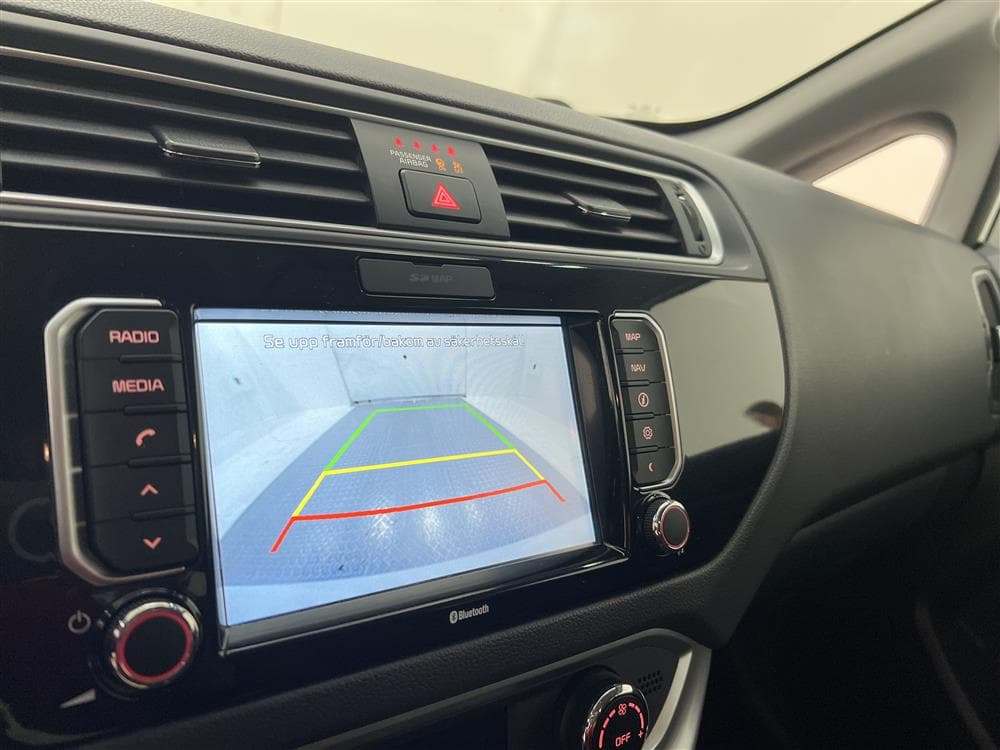 Kia Rio 1.2 85hk GLS Navi B-kam Låg Skatt 0,47l/milinteriör