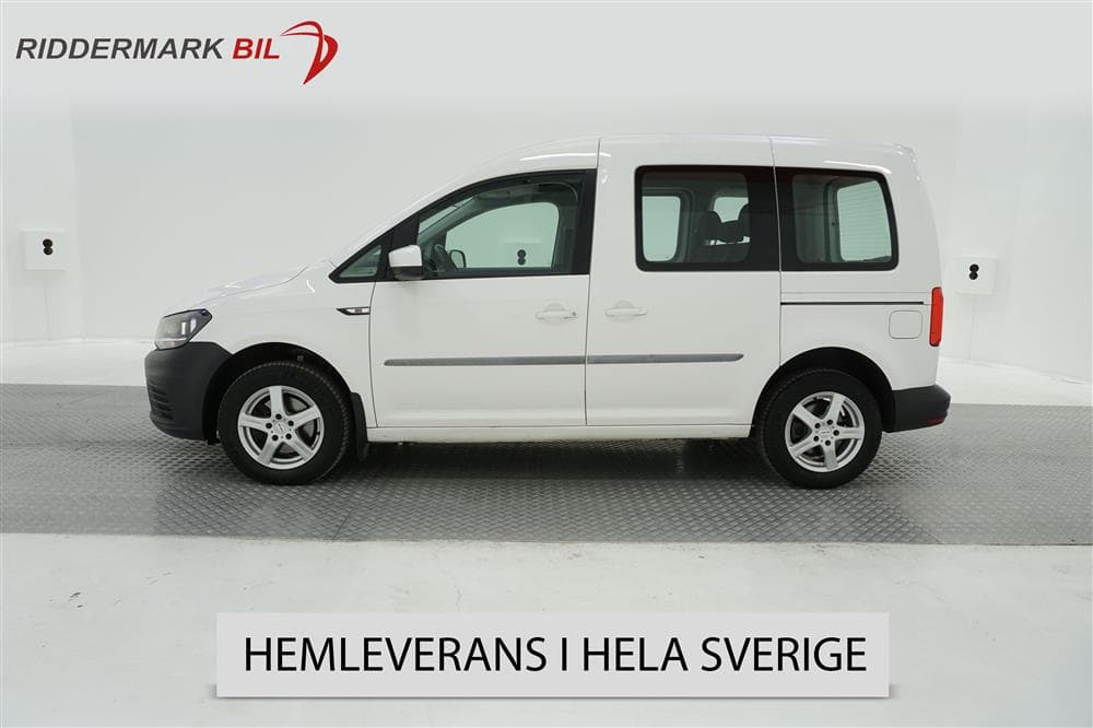 Volkswagen Caddy Life 2.0 TDI Aut 102hk Drag Värmare Moms
