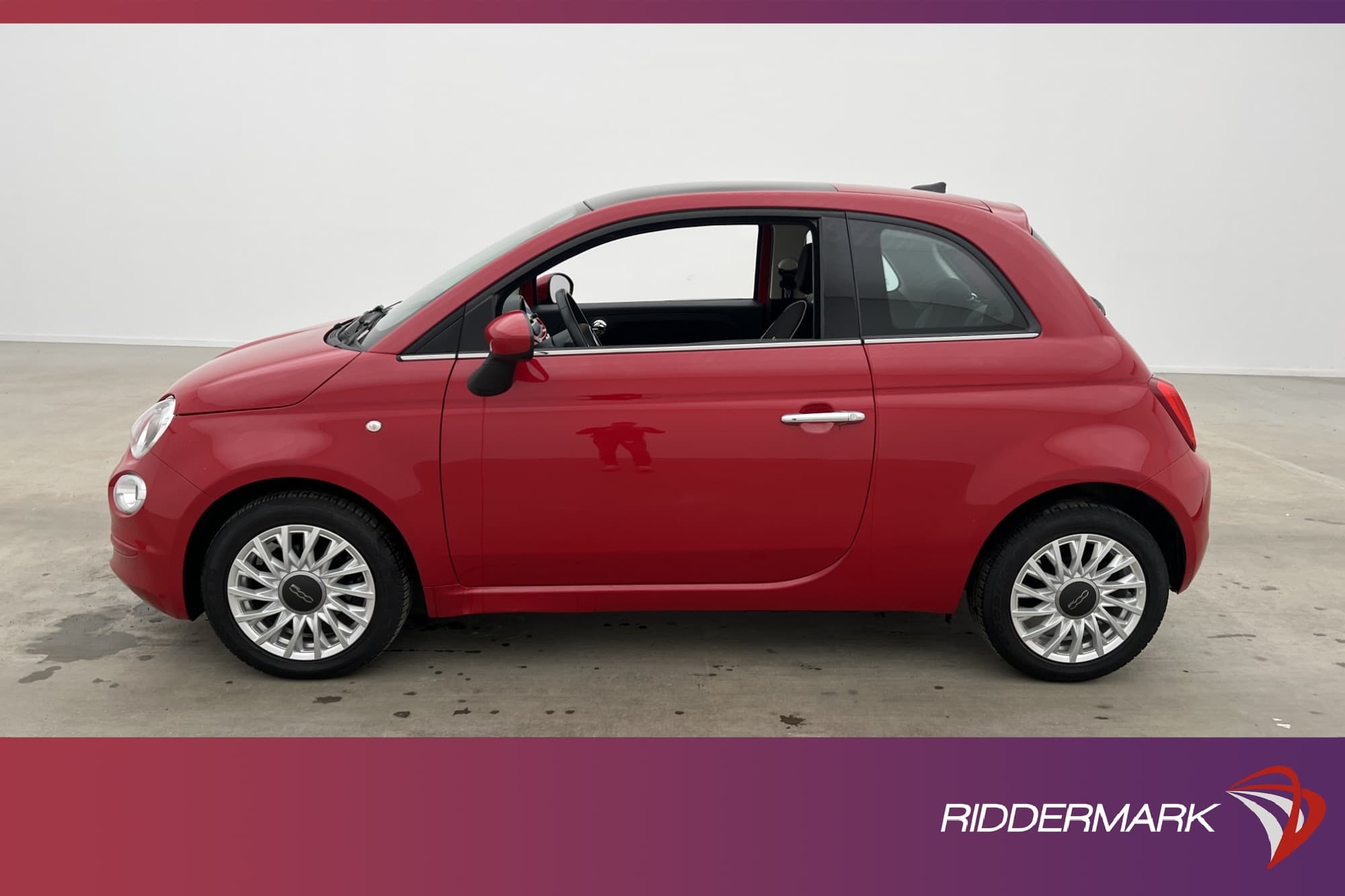 Fiat 500 69hk Lounge Panorama 0.51 l/mil Låg-Skatt