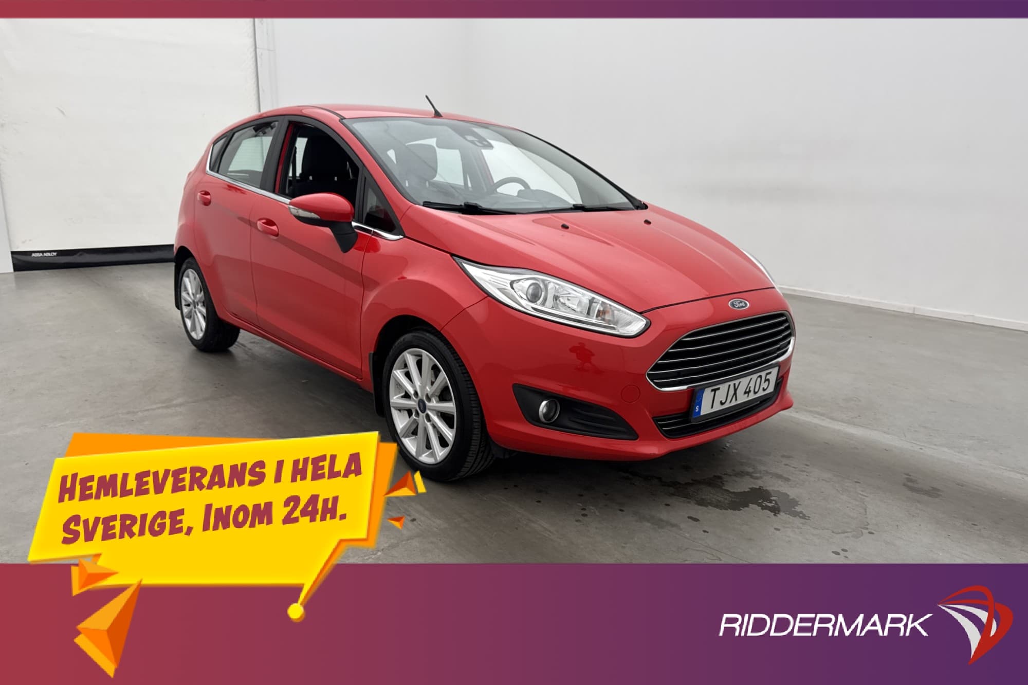 Ford Fiesta 1.0 EcoBoost 100hk Titanium Låg Skatt 0,49L/mil