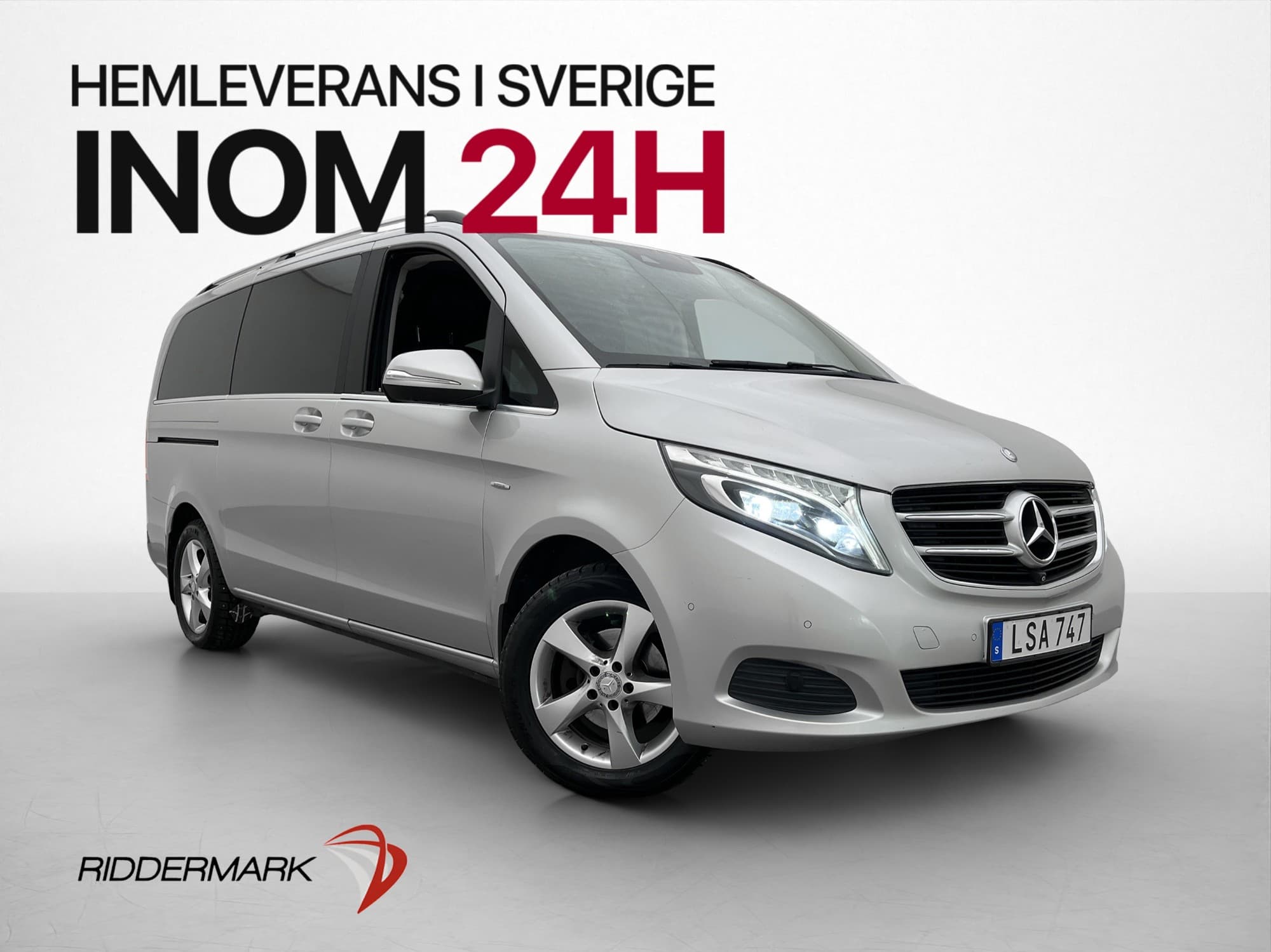 Mercedes-Benz V 220 d Avantgarde Värm Kamera Dragkrok Skinn