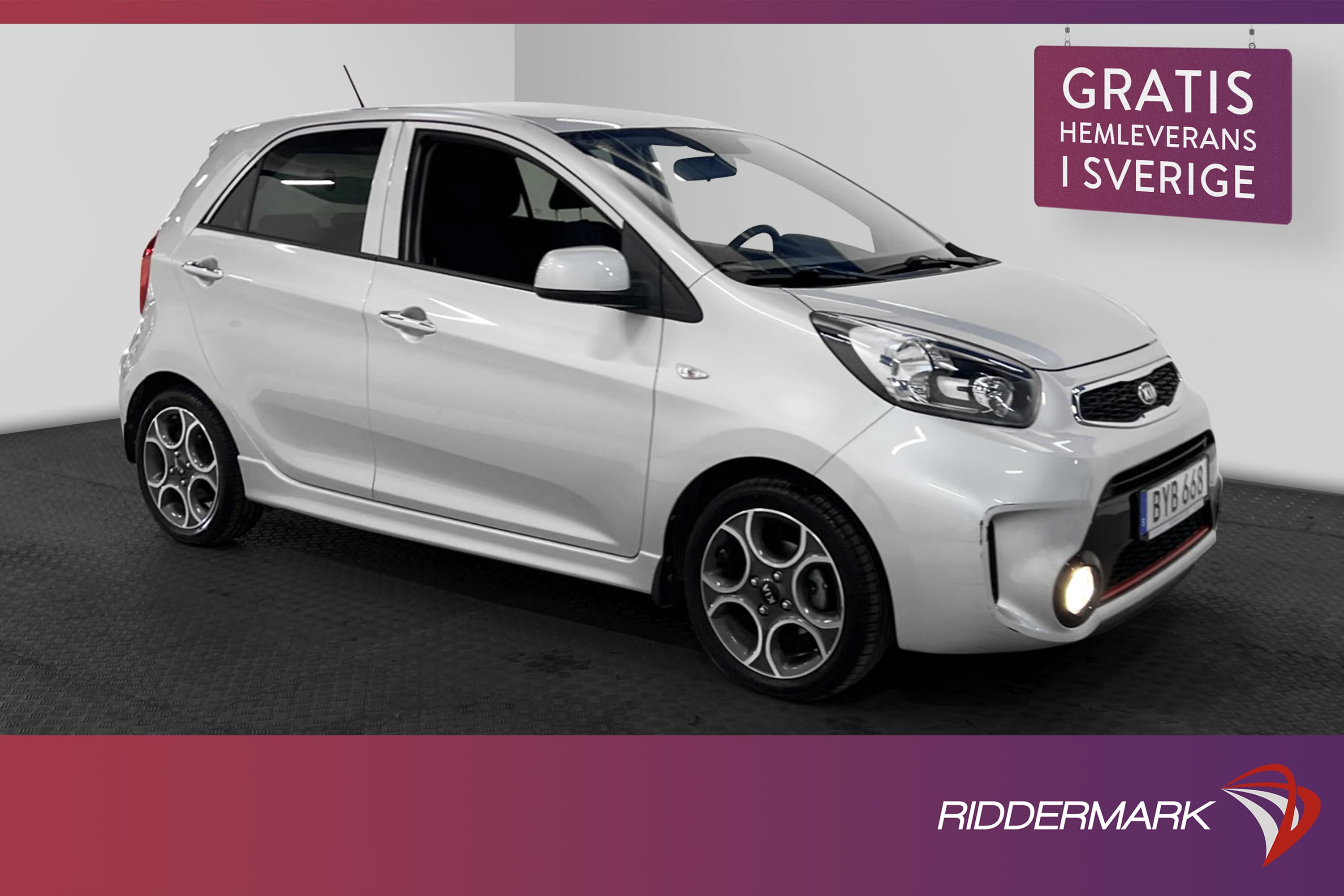Kia Picanto 1.0 69hk GLS B-Kamera Navi 0.44L/Mil Låga Mil