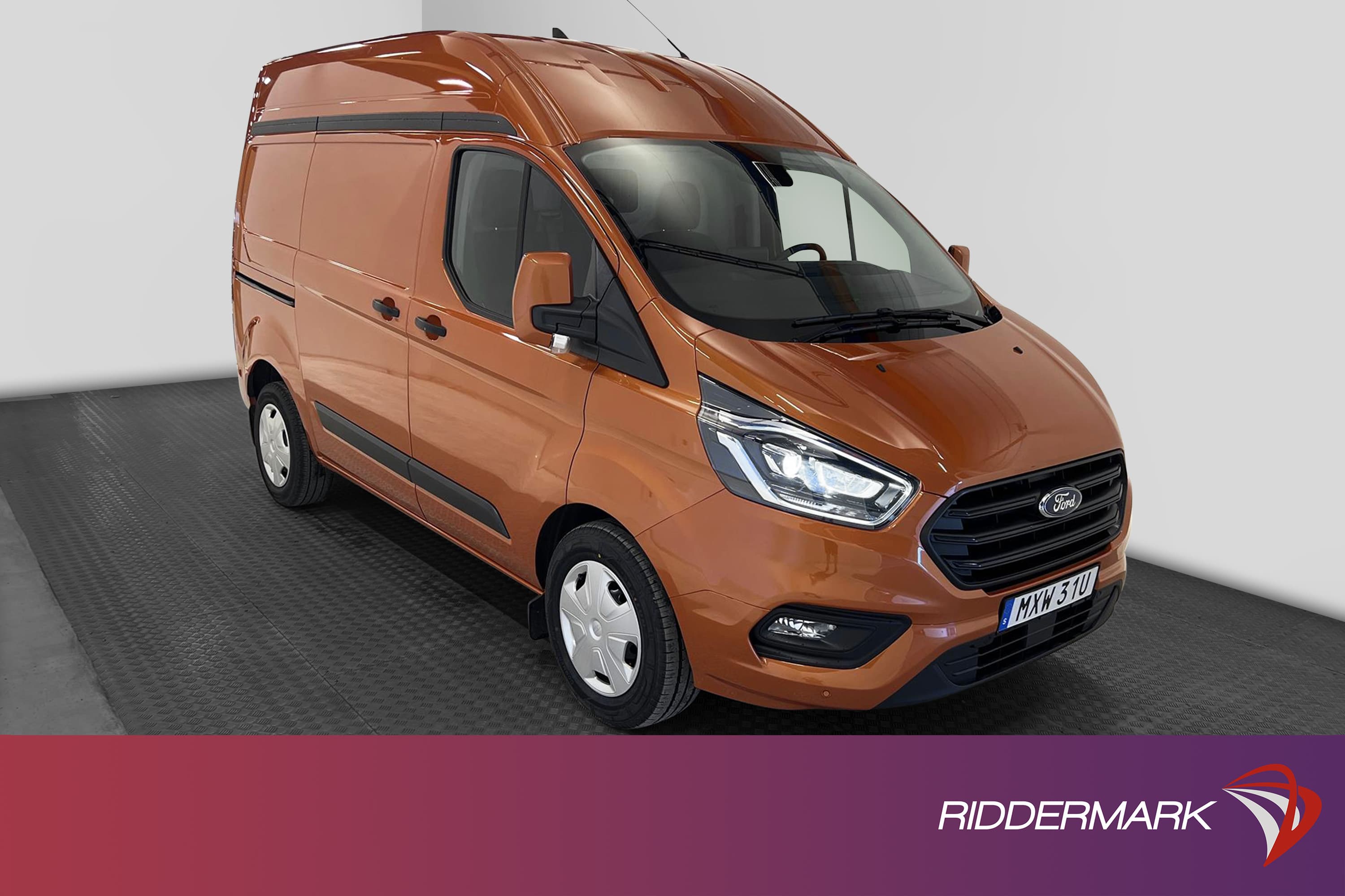 Ford Transit Custom 300 2.0 170hk Kamera Värmare Drag MOMS