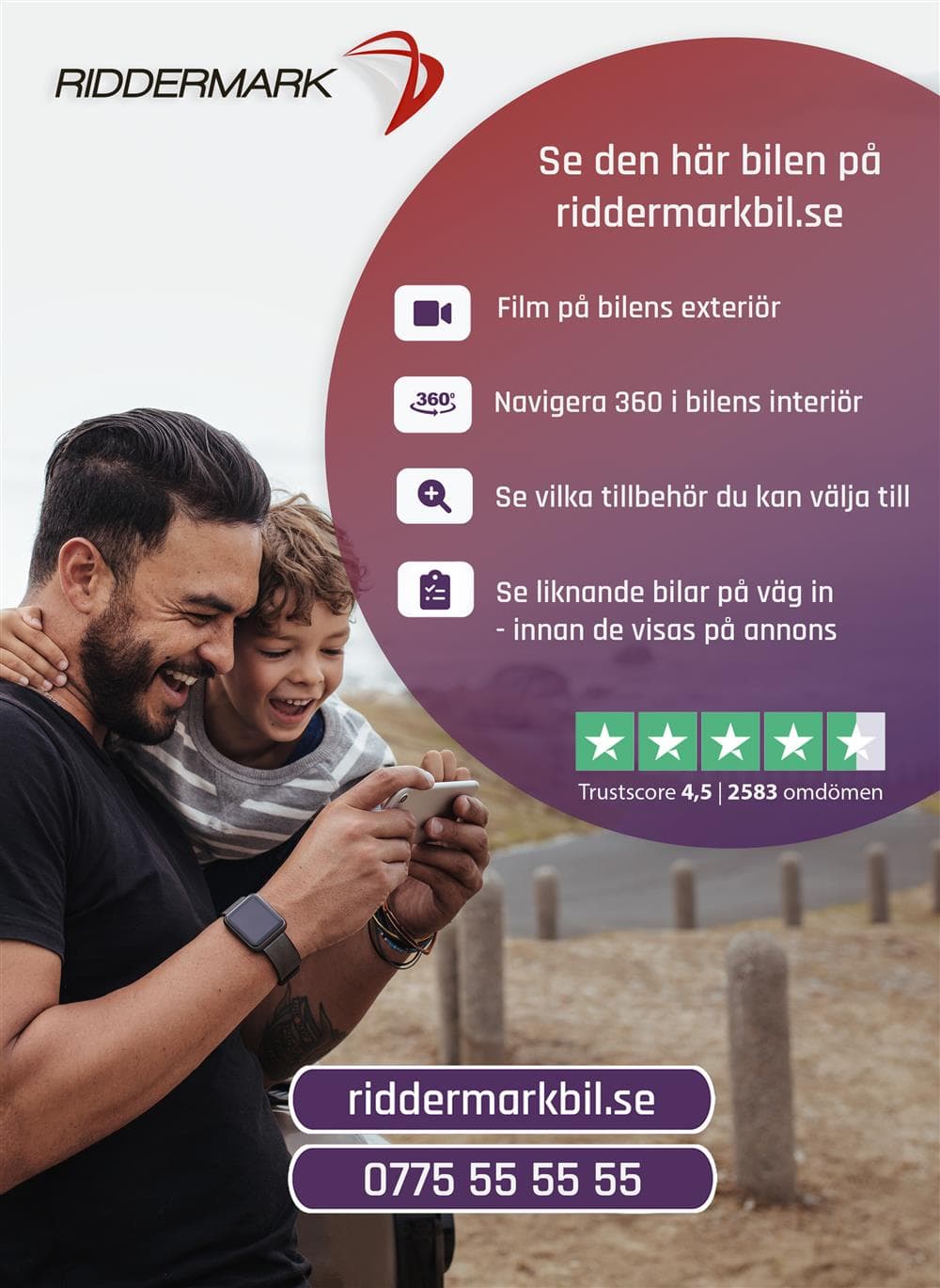 Hyundai Santa Fé 2.2 D 4WD Premium Pano 360° Skinn Dragexteriör