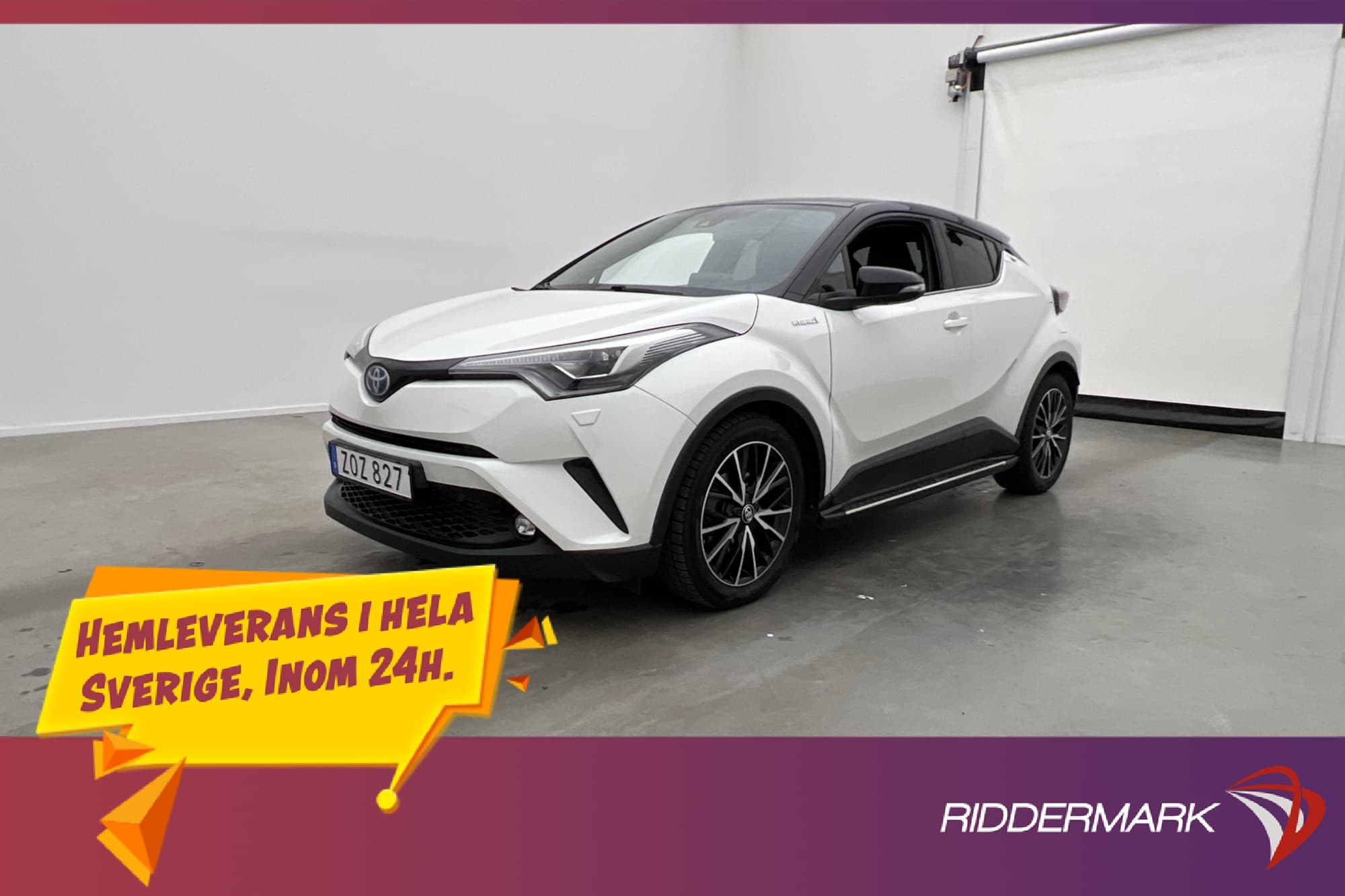 Toyota C-HR Hybrid 122hk X-Edition JBL Kamera Skinn Dragkrok