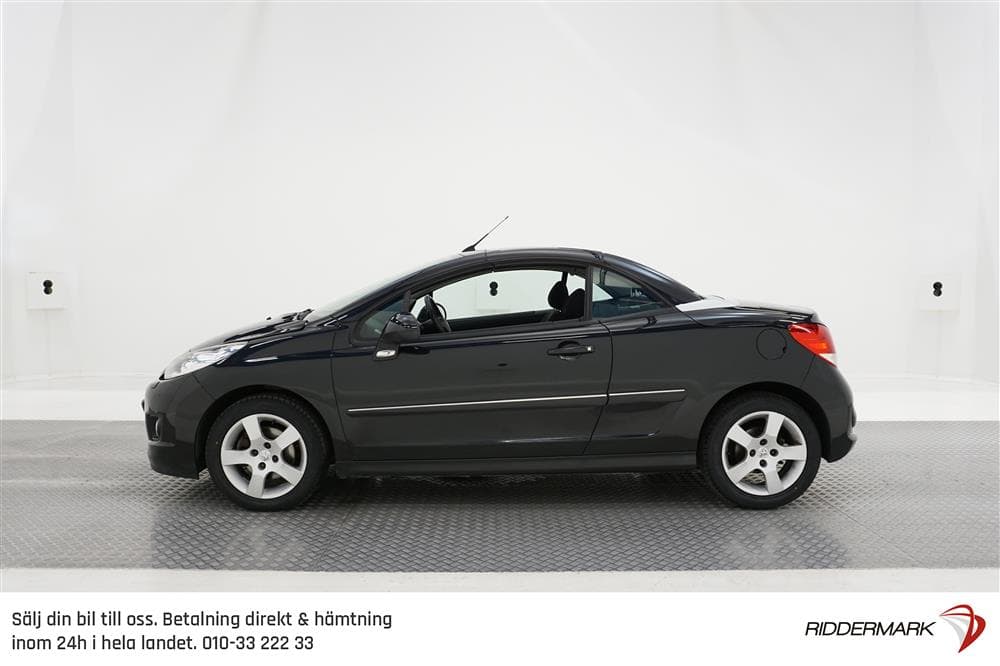 Peugeot 207 CC 1.6 HDI 112hk Nyservad Nybesiktigad 0.49l/milexteriör